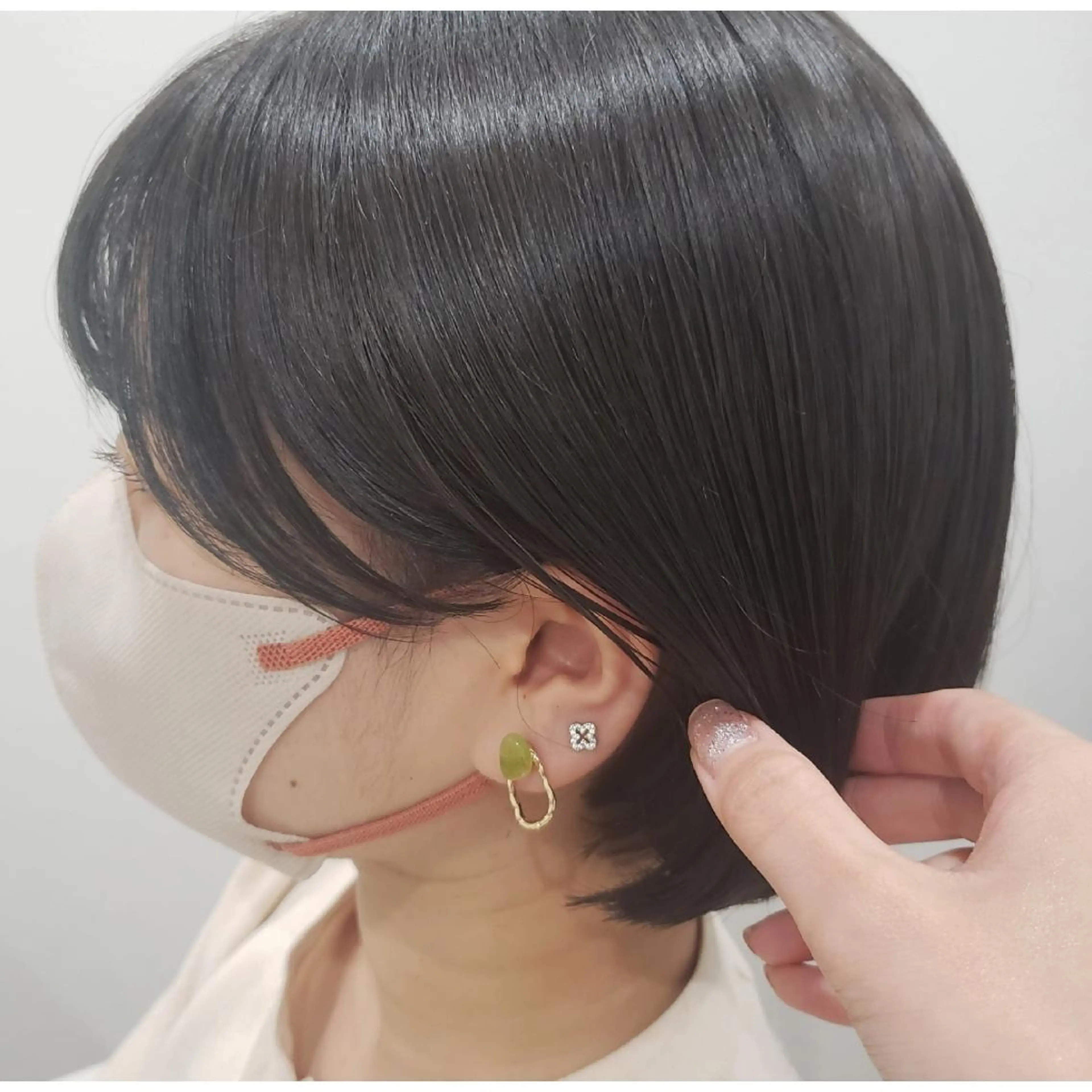 ショート カラー ベージュカラー オリーブベージュ オリーブカラー ボブ 髪質改善 カット ヘアカラー トリートメント 髪質改善サロン🍃 AIRI のヘアスタイル