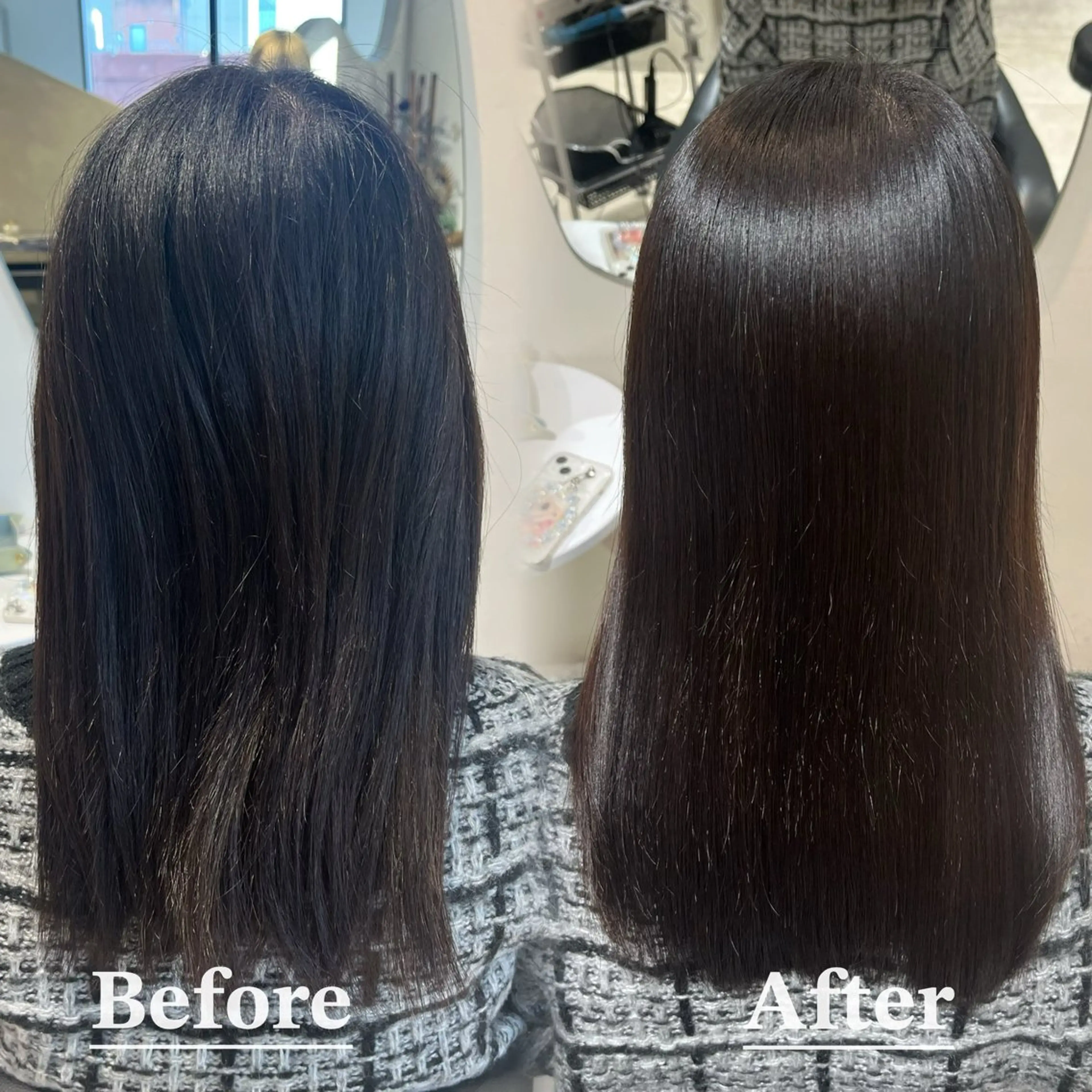 ミディアム パーマ 縮毛矯正 🫧美髪縮毛矯正🫧 Haruのヘアスタイル