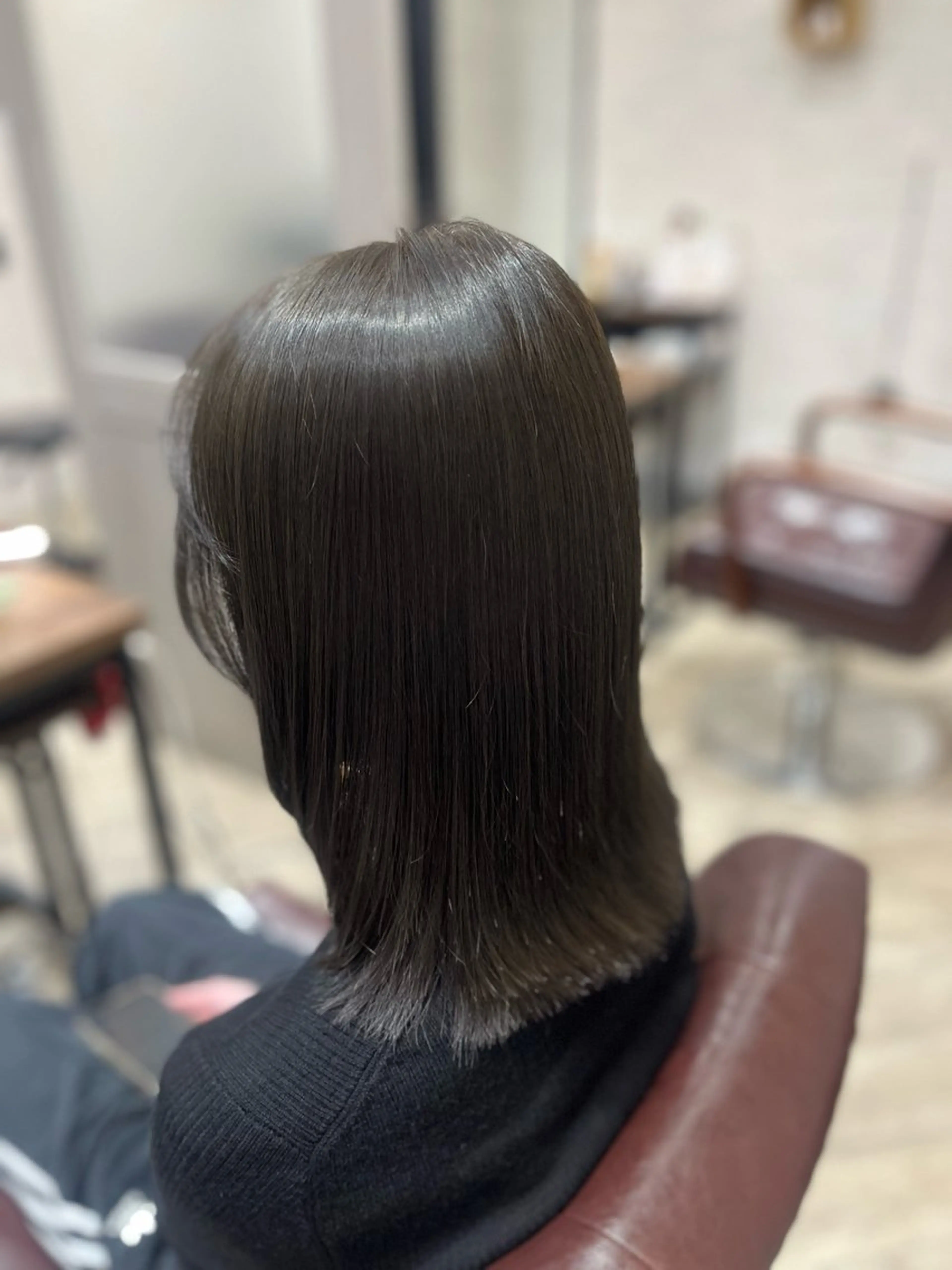 ミディアム カラー グレージュ オリーブグレージュ オリーブグレー カット ヘアカラー トリートメント 🫧ぷる艶カラー🫧 Yuubi🦩のヘアスタイル