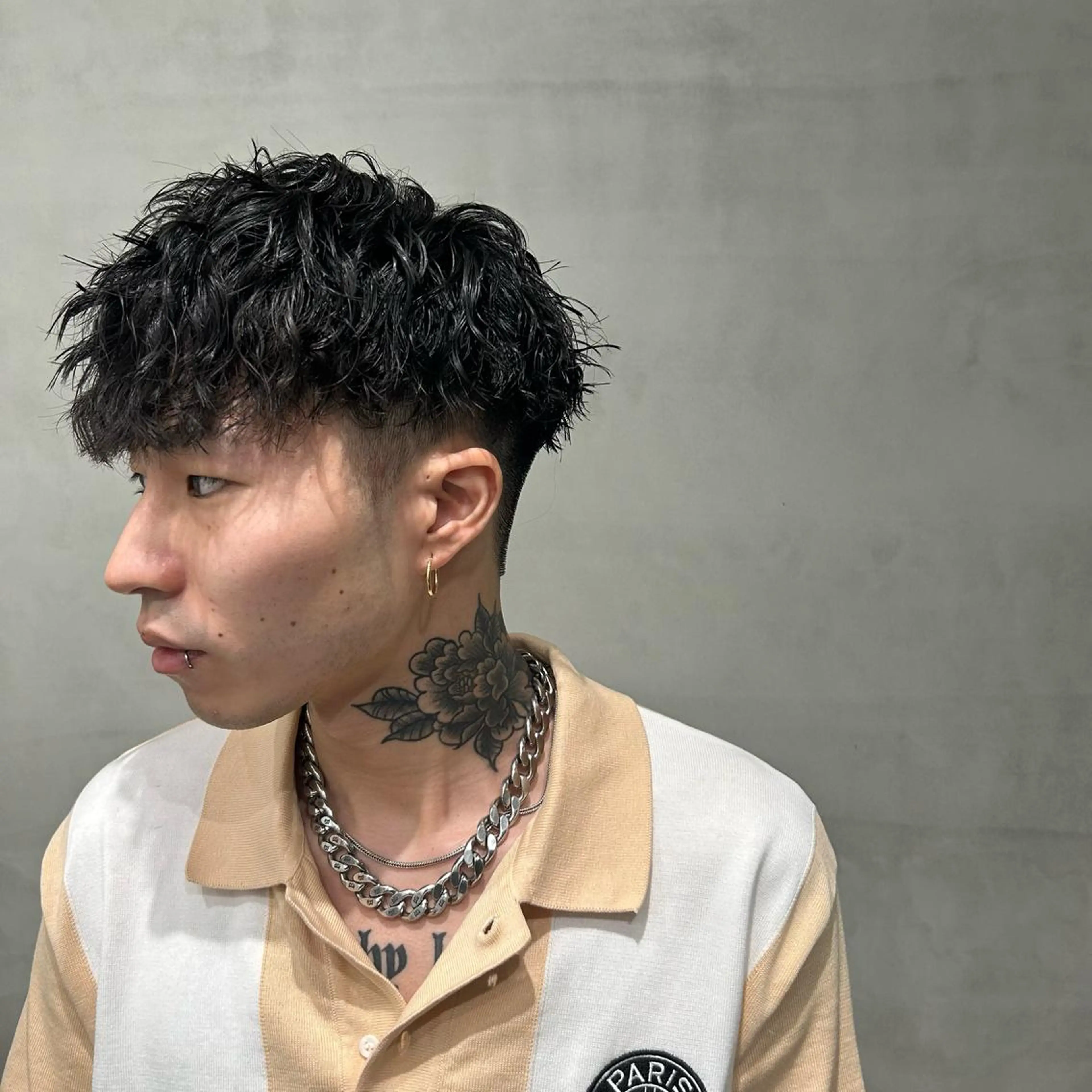 パーマ メンズ fifth 安次富　泰雅のヘアスタイル