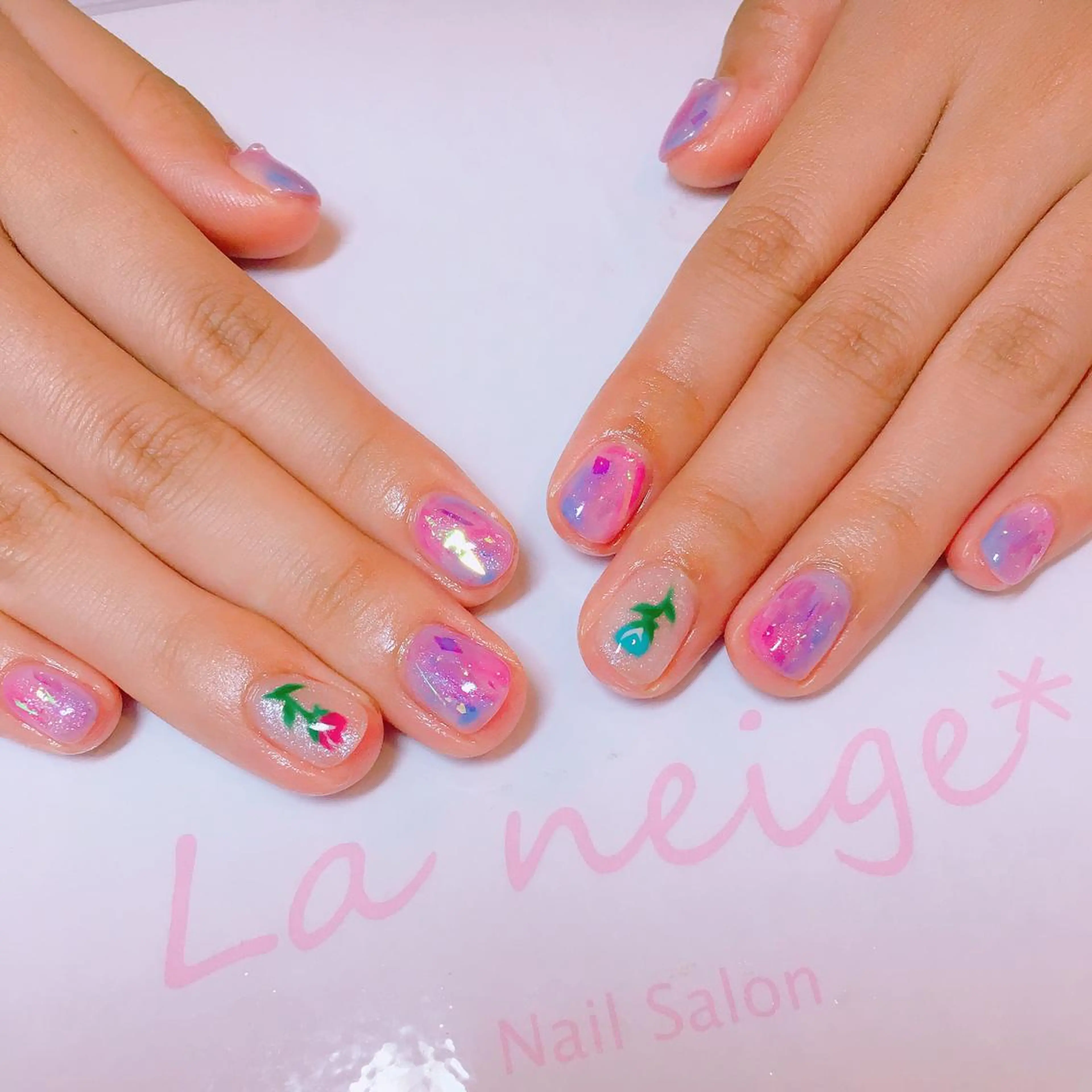 ネイル La neige* yuki 🐩🌙のネイルデザイン