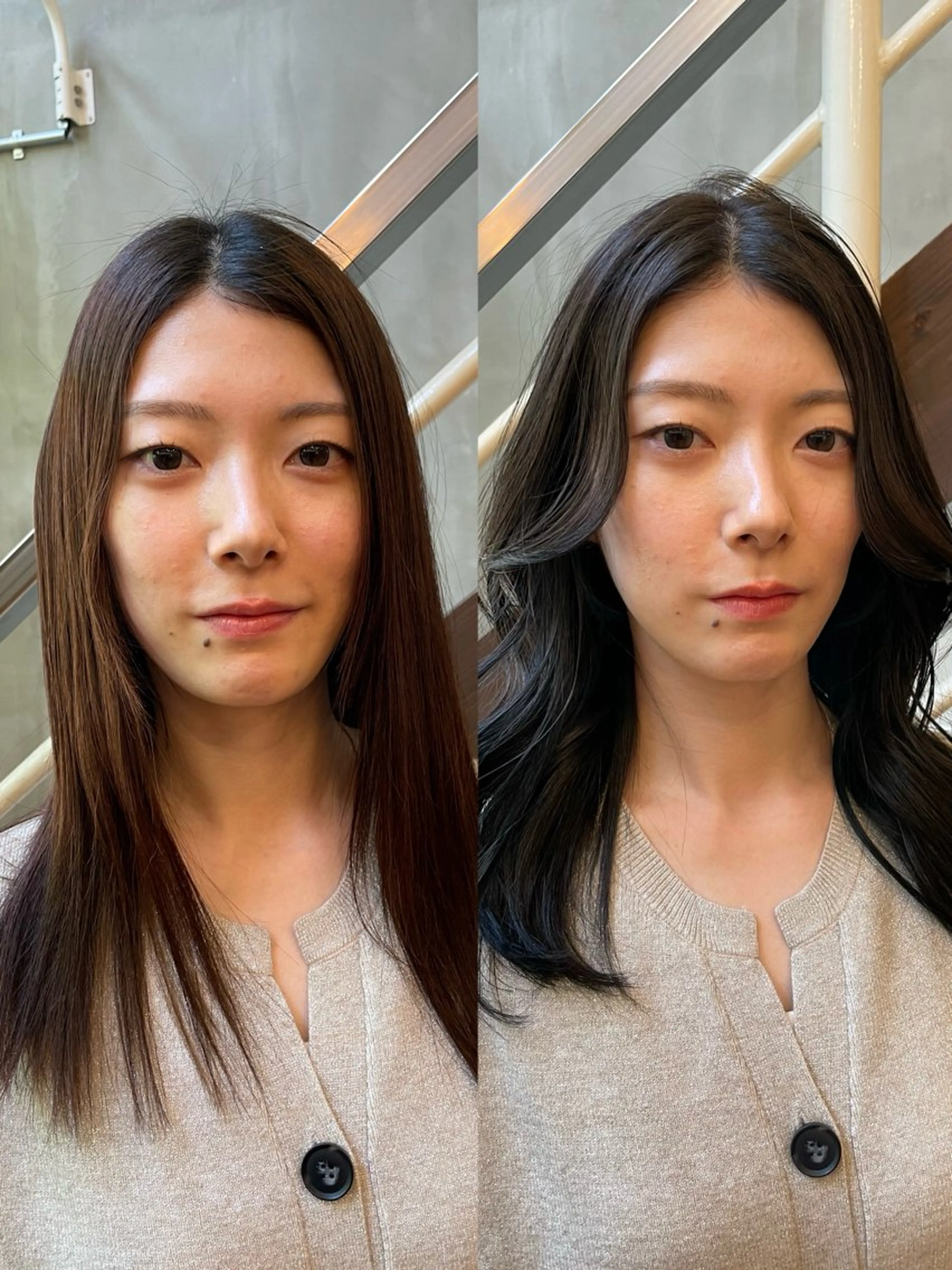 ミディアム アッシュ 似合わせカット 似合わせカラー/ 堀江美容室/レミ🎀のヘアスタイル
