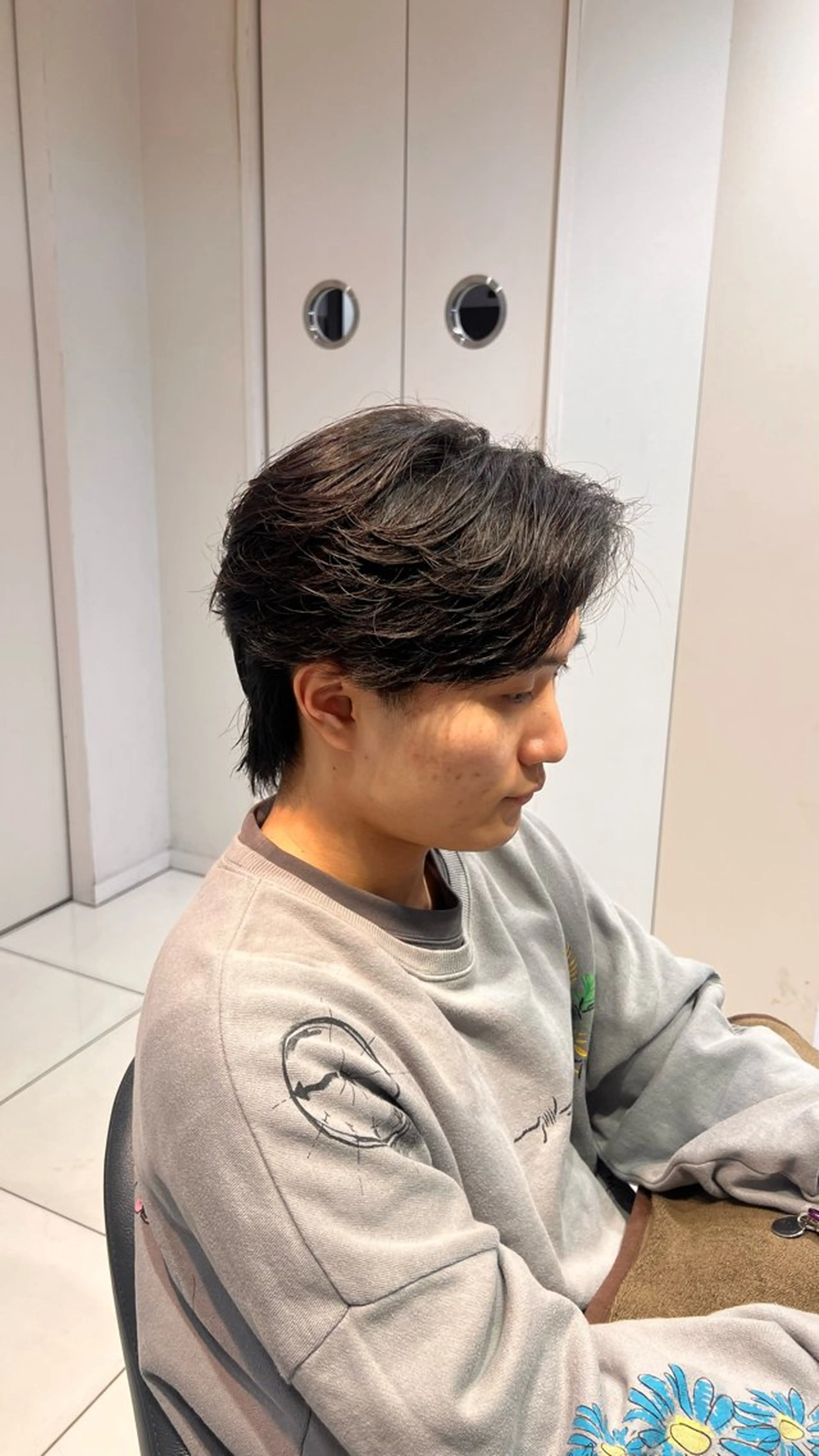 パーマ メンズ カット パーマ メンズカット/メン ズパーマ/鎌倉/ユウのヘアスタイル