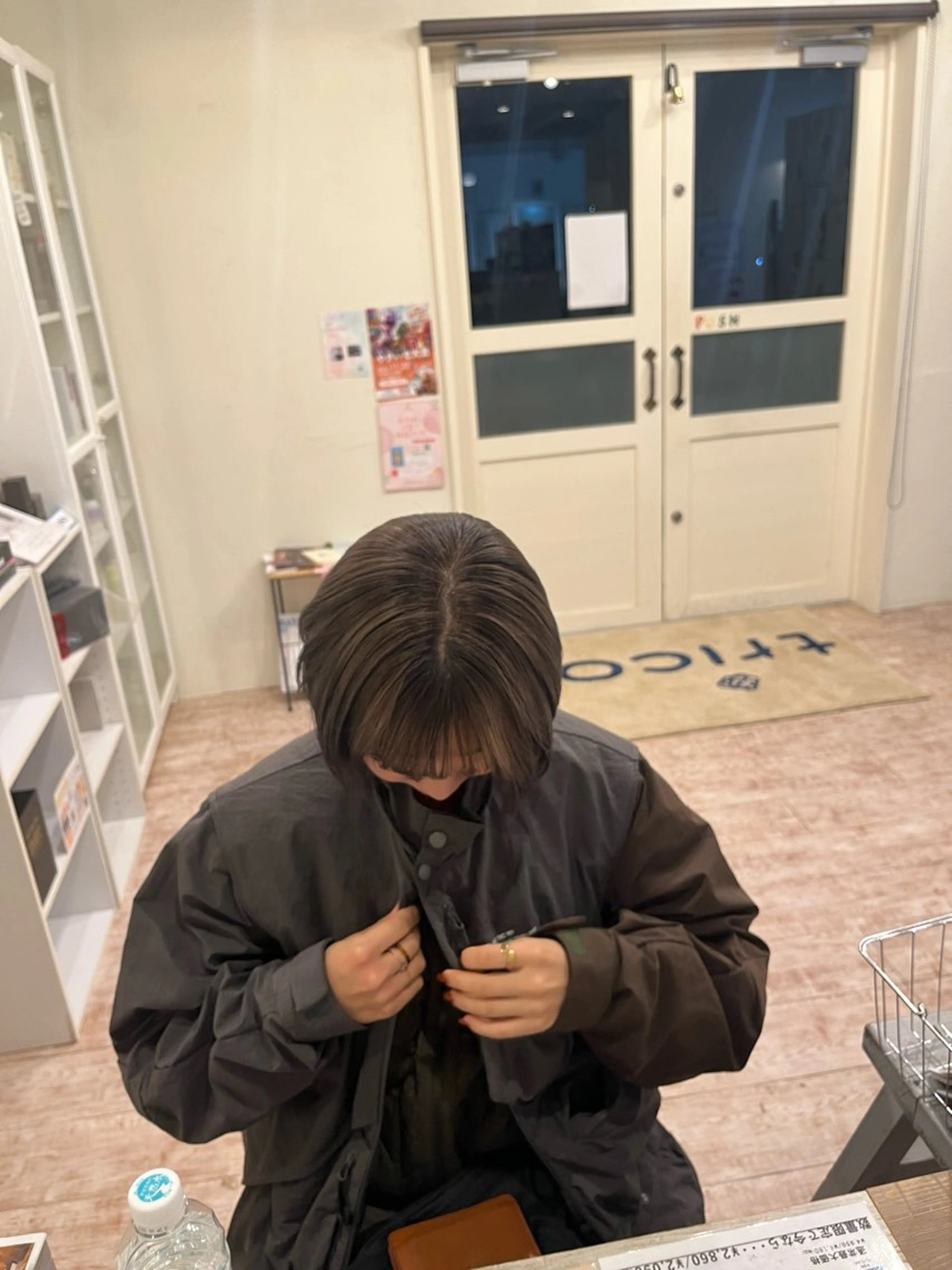 カラー ダブルカラー グレージュ ルプラボウ　小野寺 菜穂/豊橋/パーマのヘアスタイル