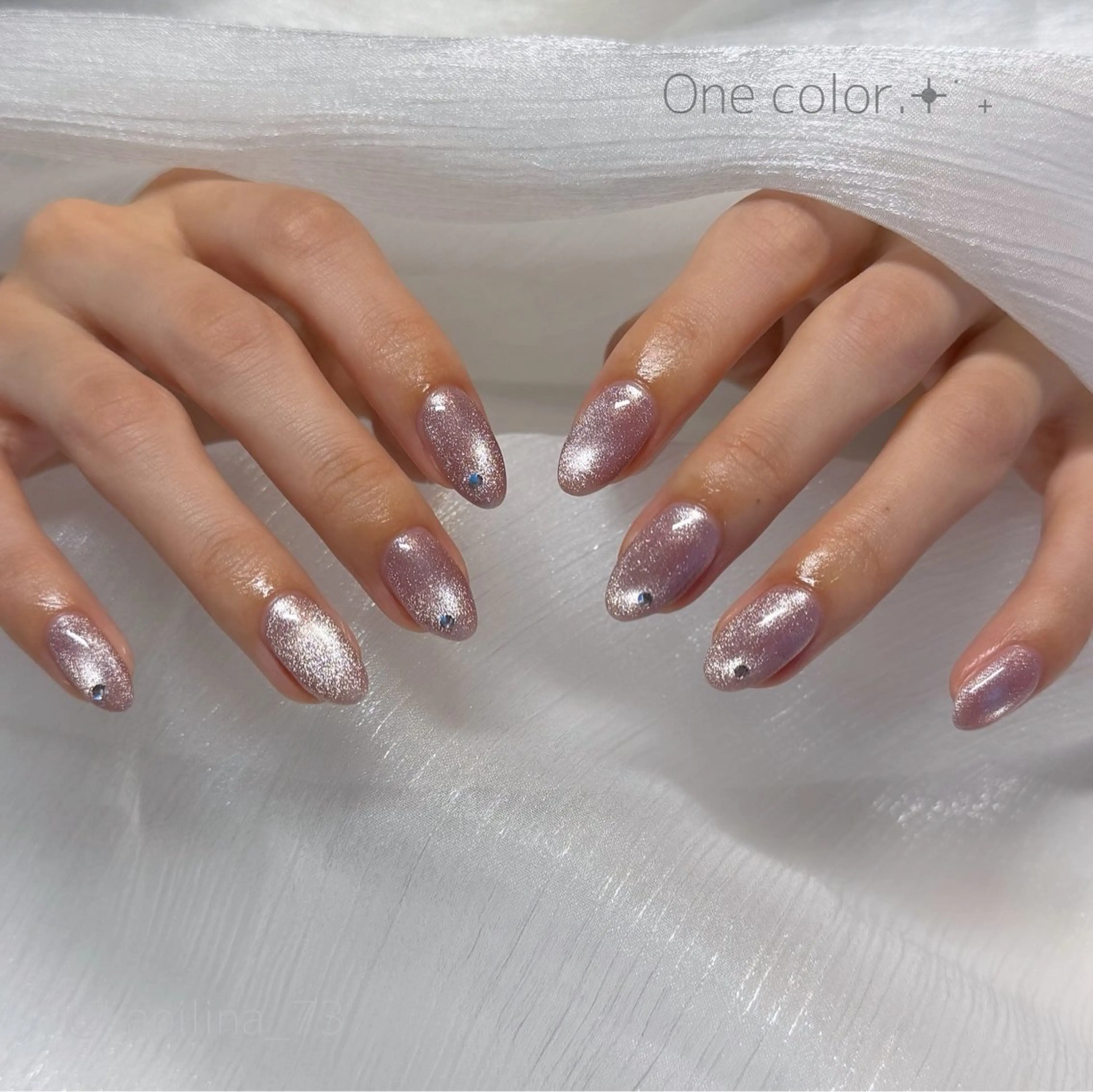 ネイル ワンカラーネイル ハンドネイル Nailsalon Ka pilina所属・Kapilina🌺 MOMOのネイルデザイン