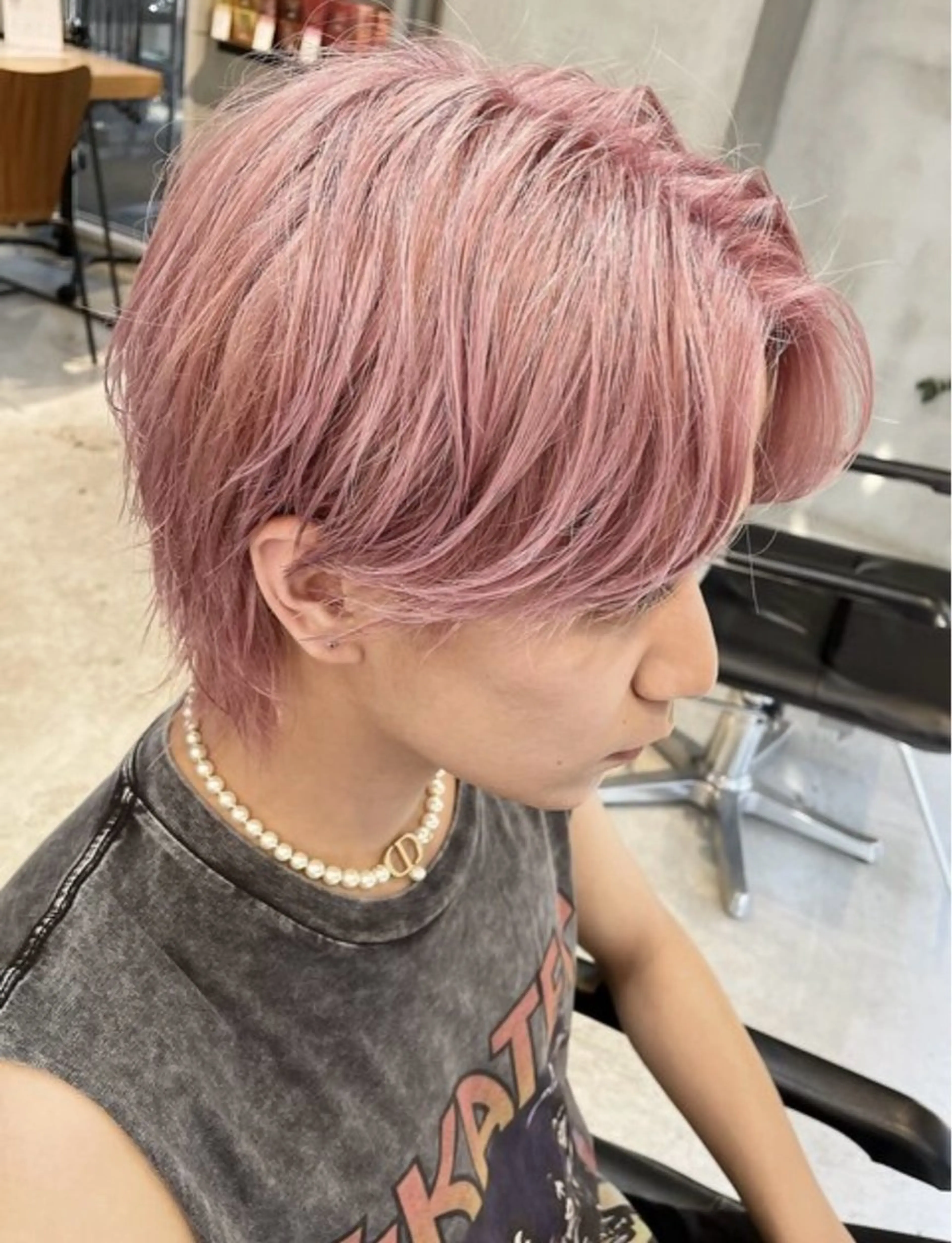 カラー メンズ ヘアカラー トリートメント メンズ/シャドウ/ 波巻き/kyogoのヘアスタイル