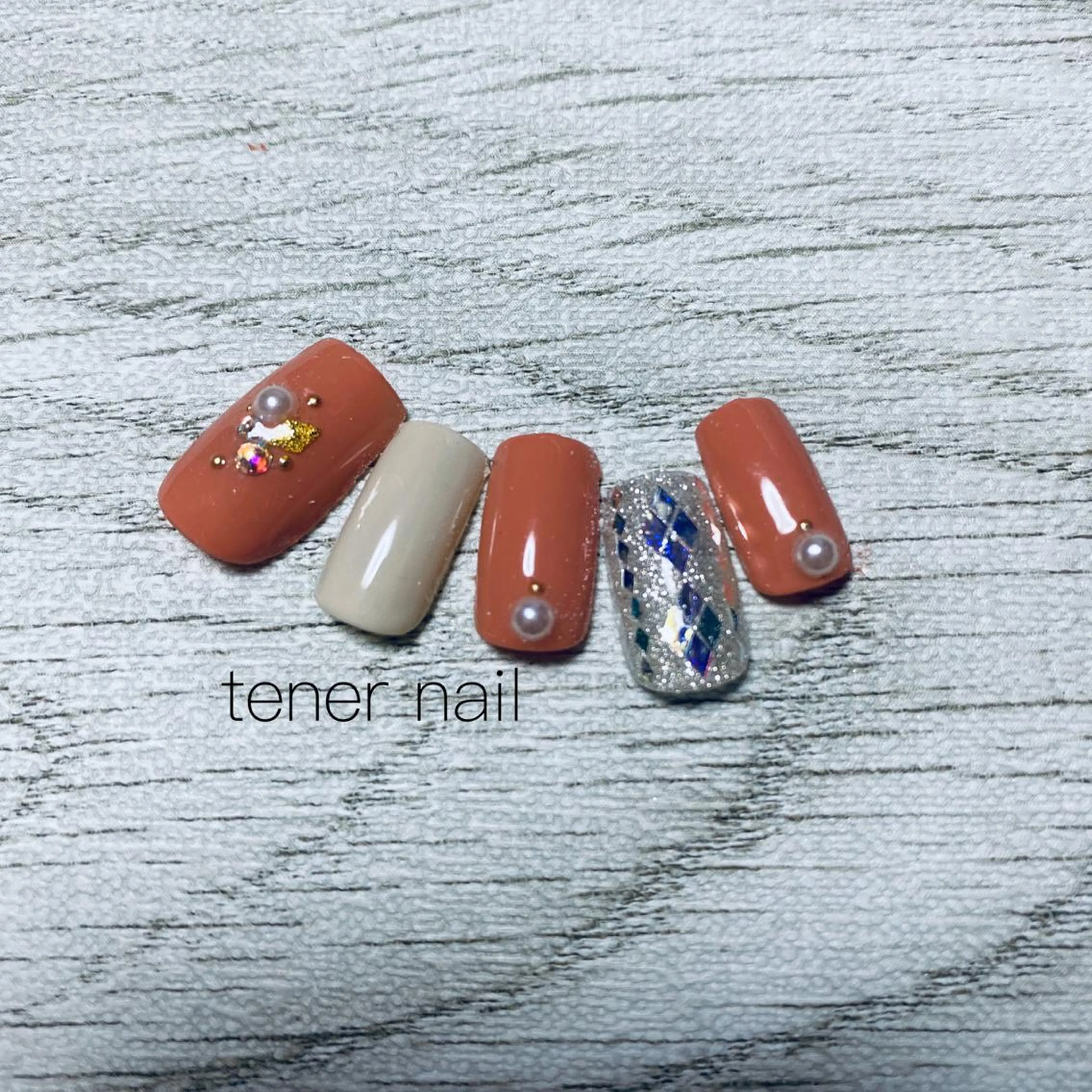 ネイル キラキラネイル ラメ(グリッター) テネルネイル tener nailのネイルデザイン