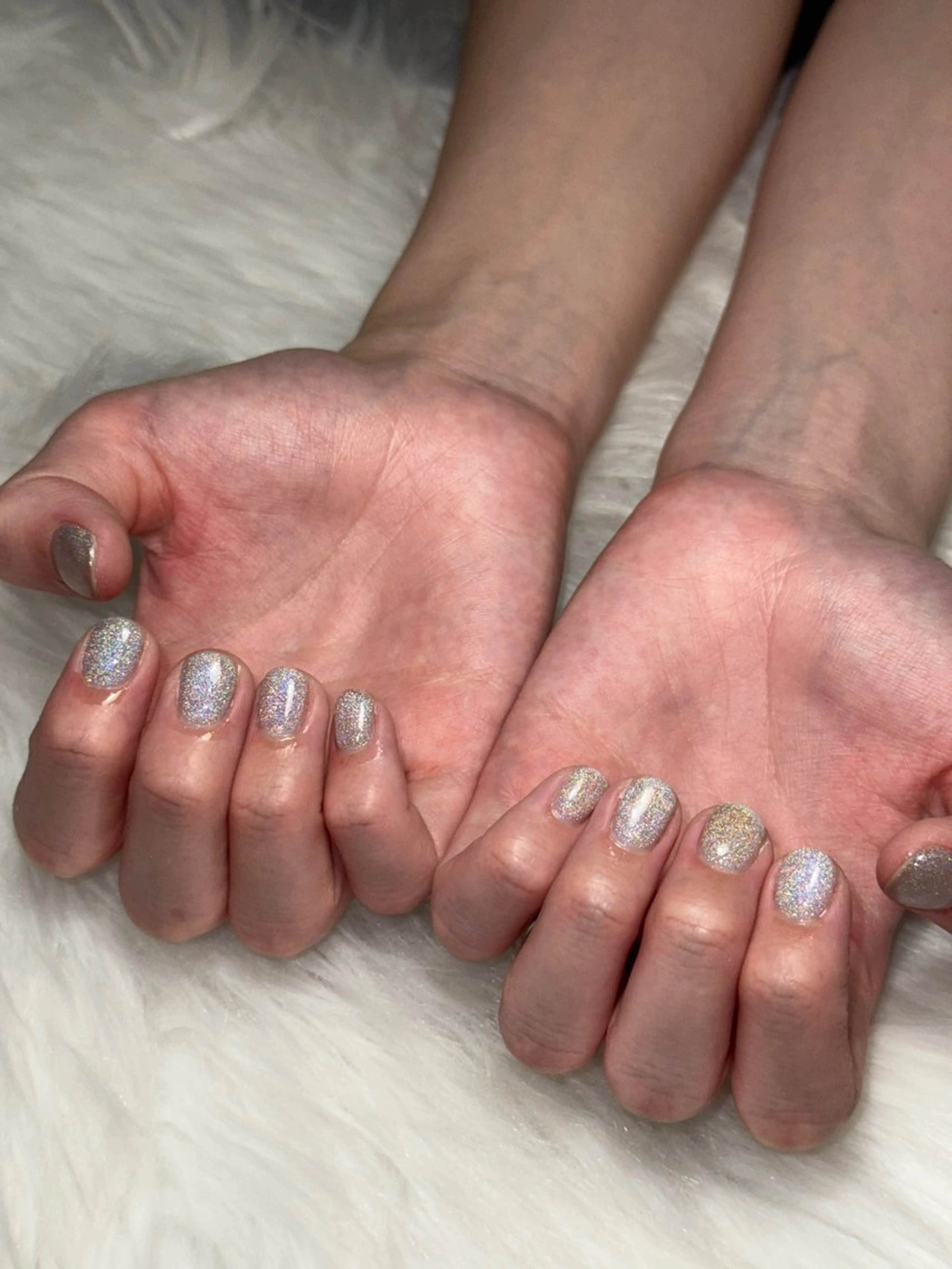 ネイル マグネットネイル Momoka 🍑🎀のネイルデザイン