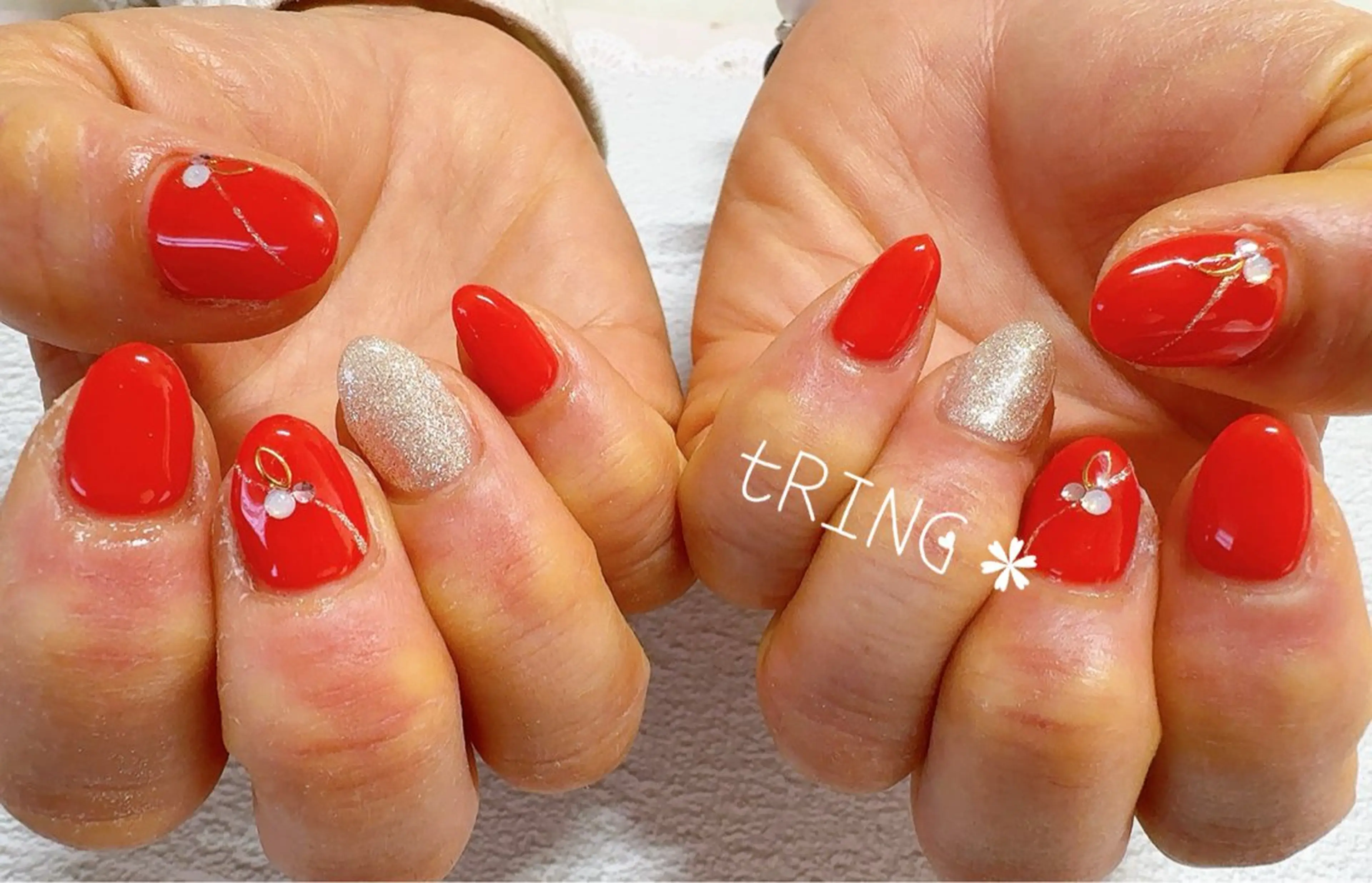 ネイル ハンドネイル tRING＊ しいの木台のネイルデザイン