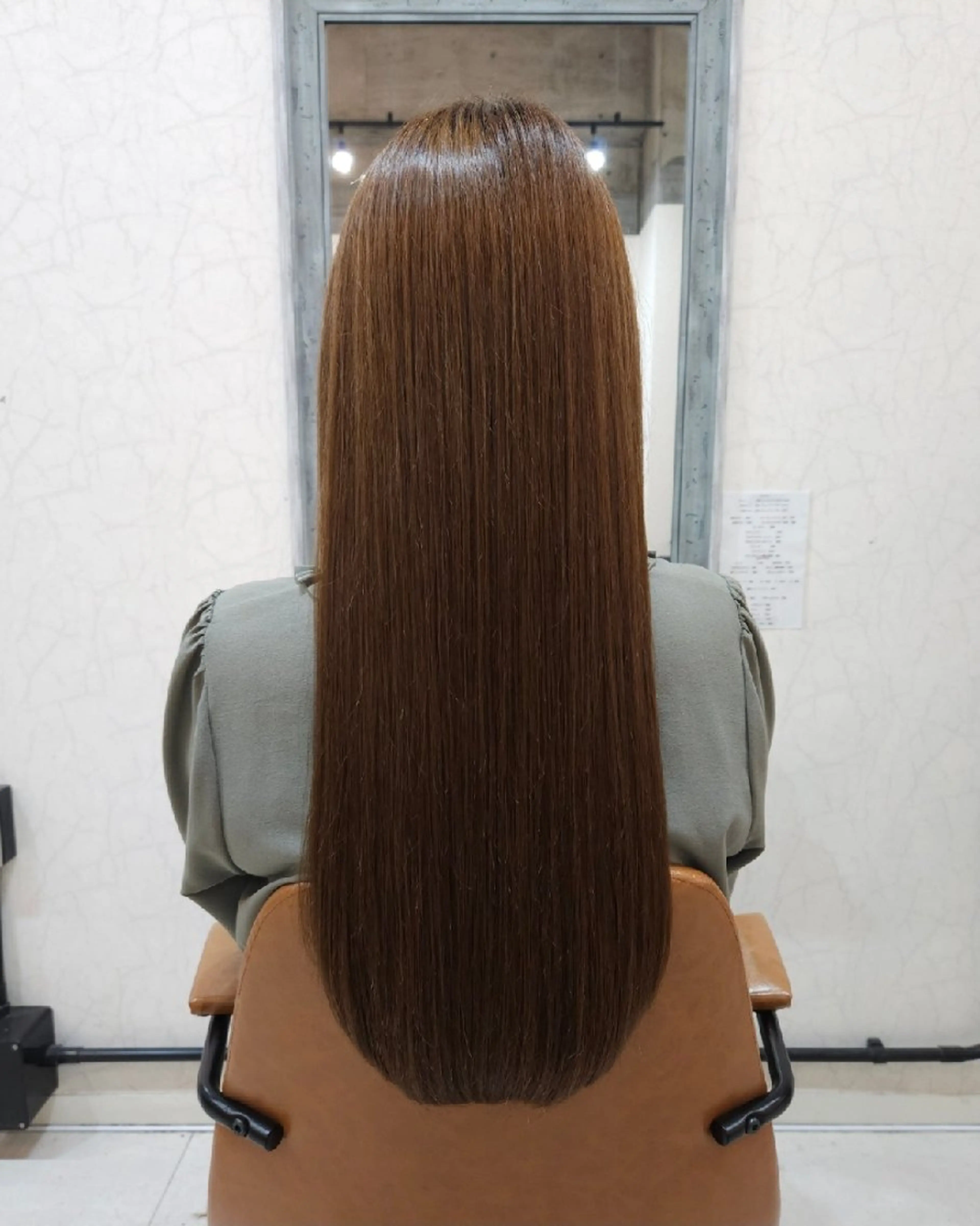 ロング カット 縮毛矯正 nico ニコのヘアスタイル