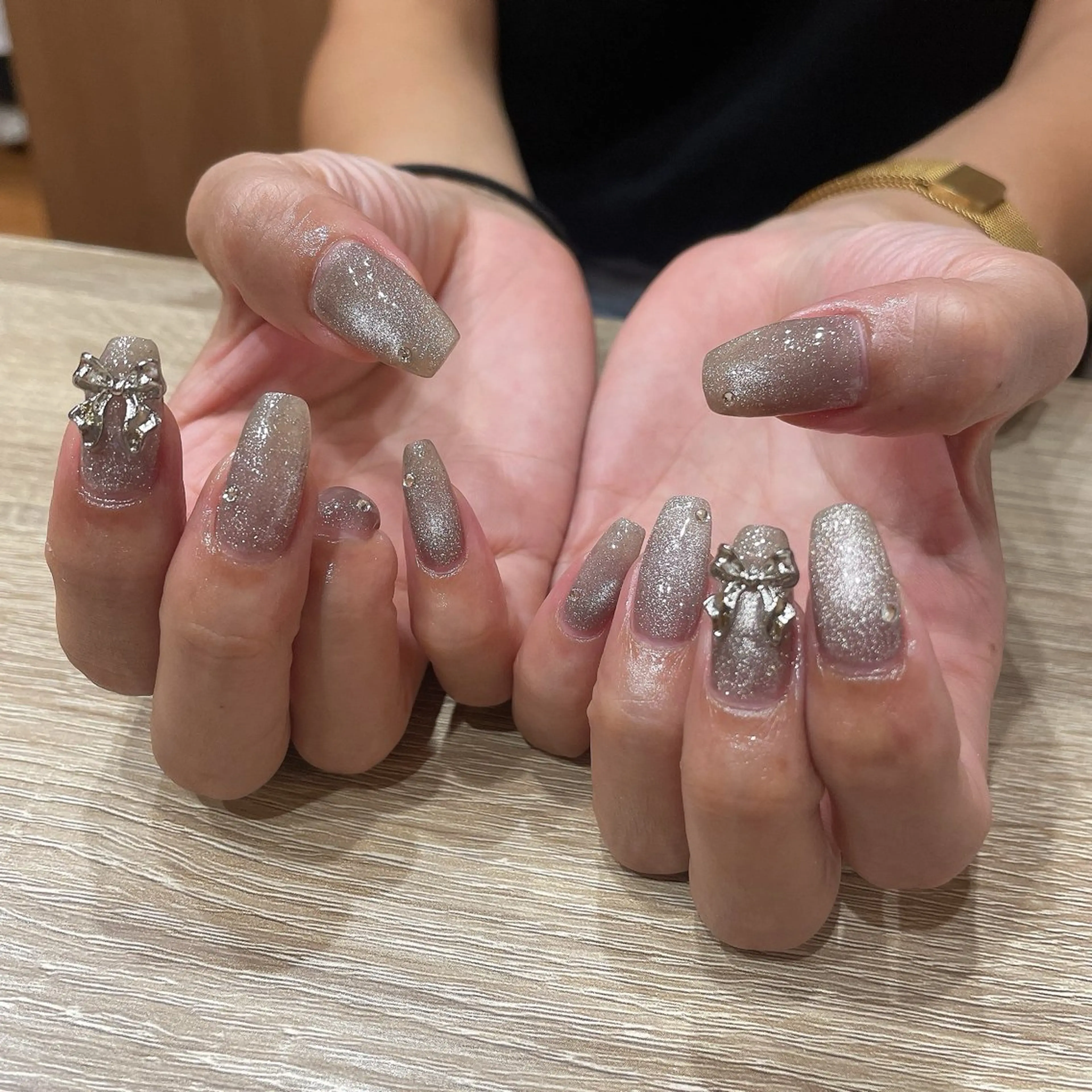 ネイル フラッシュネイル ロングネイル ハンドネイル liberté所属・liberté🫧 新小岩のネイルデザイン