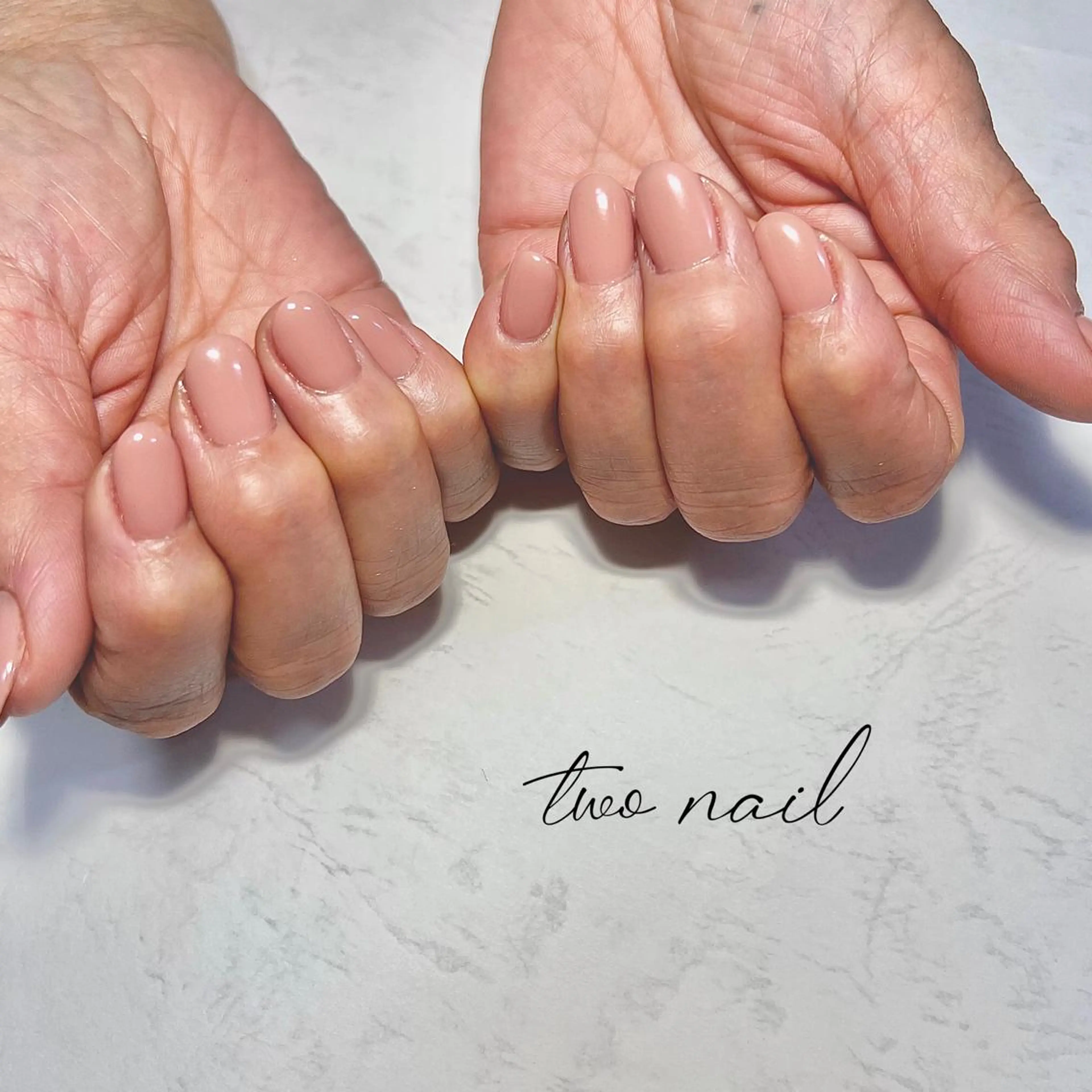 ネイル アートネイル ブラウン フットネイル ハート ニュアンスネイル ハンドネイル two nailのネイルデザイン