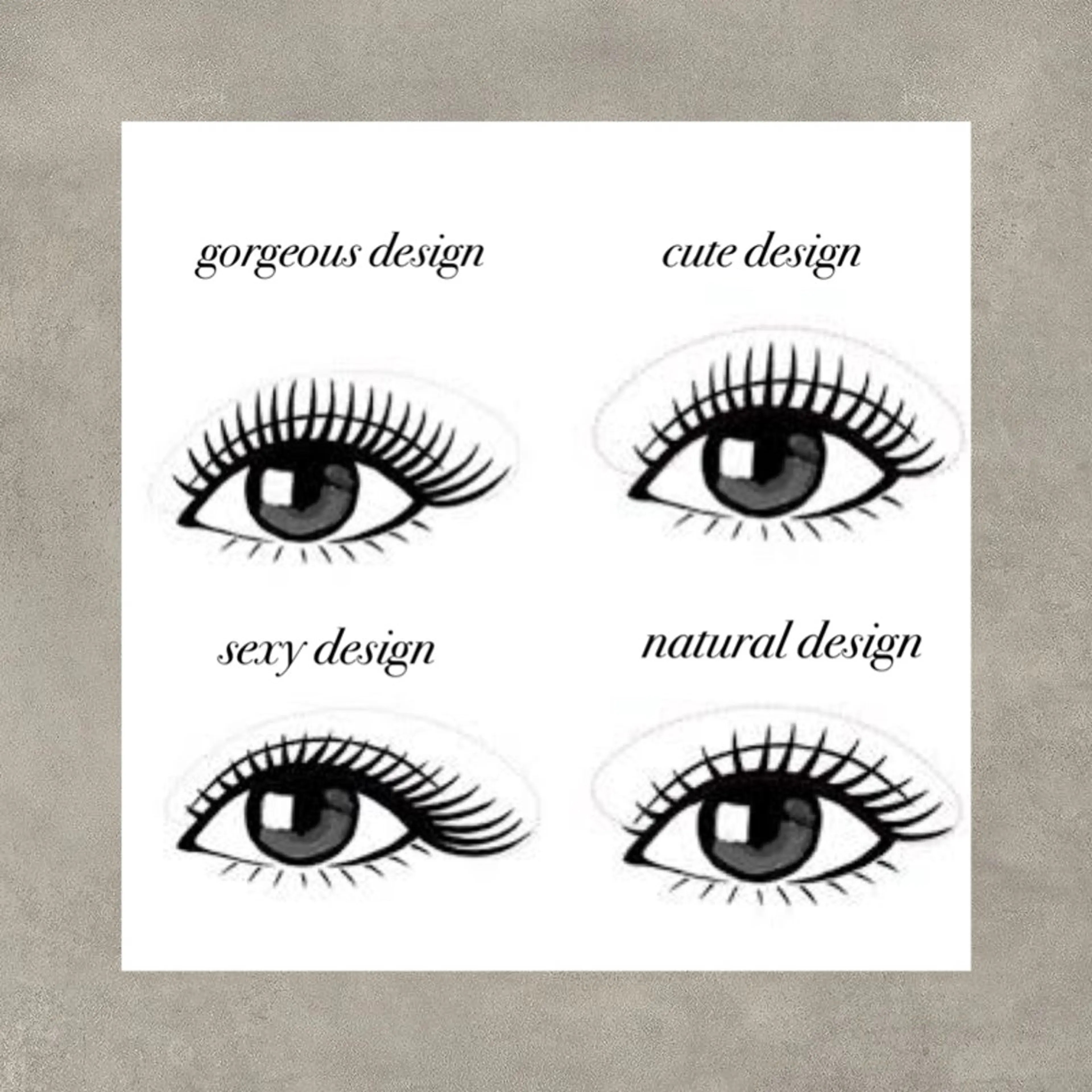 マツエク・マツパ le'a first Mikakoのマツエク・マツパデザイン