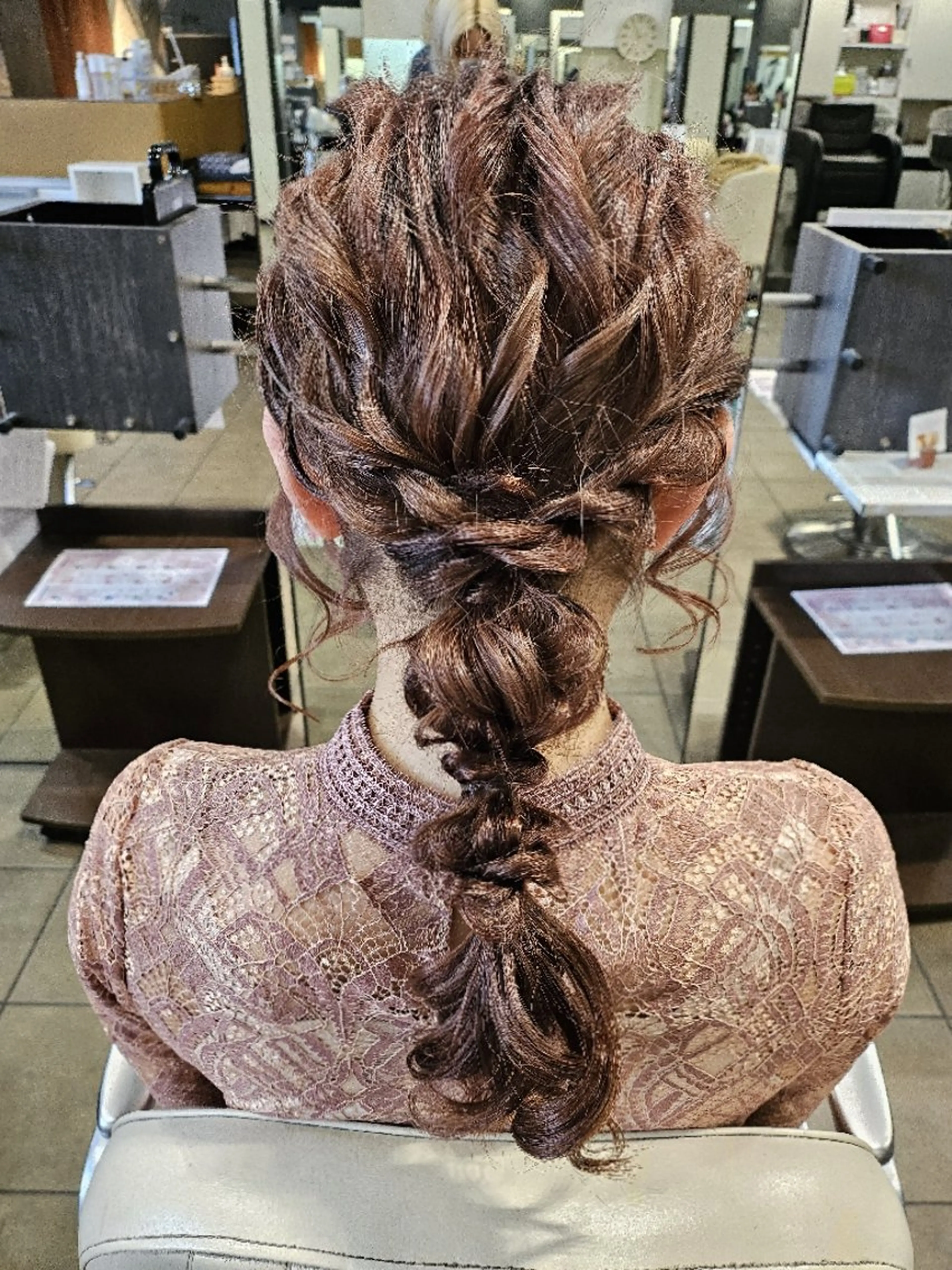 ヘアアレンジ セミロング 寺西紗友望/髪質改善 /ストレート/ボブのヘアスタイル