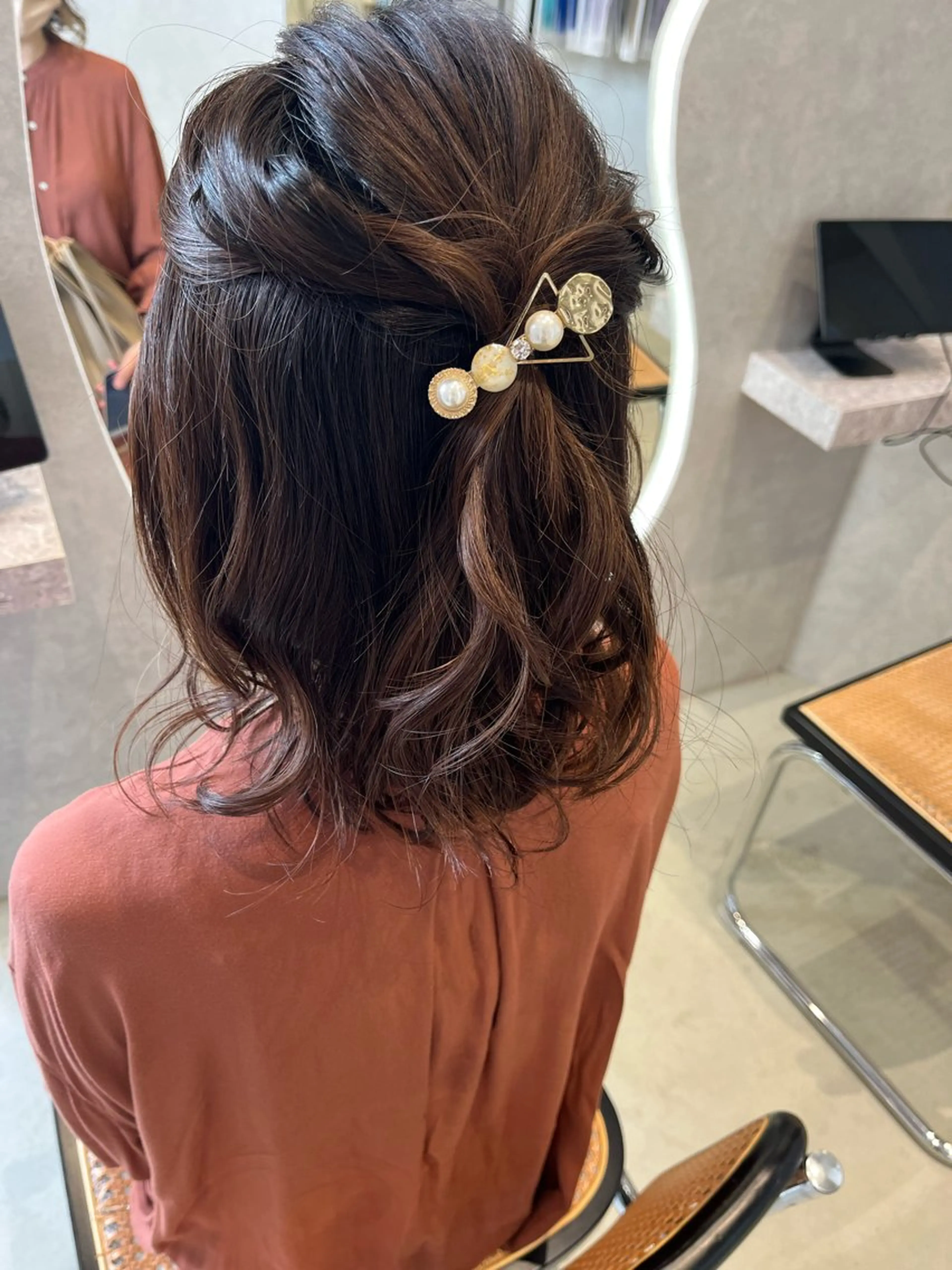 ヘアアレンジ ヘアセット 福島 果音のヘアスタイル