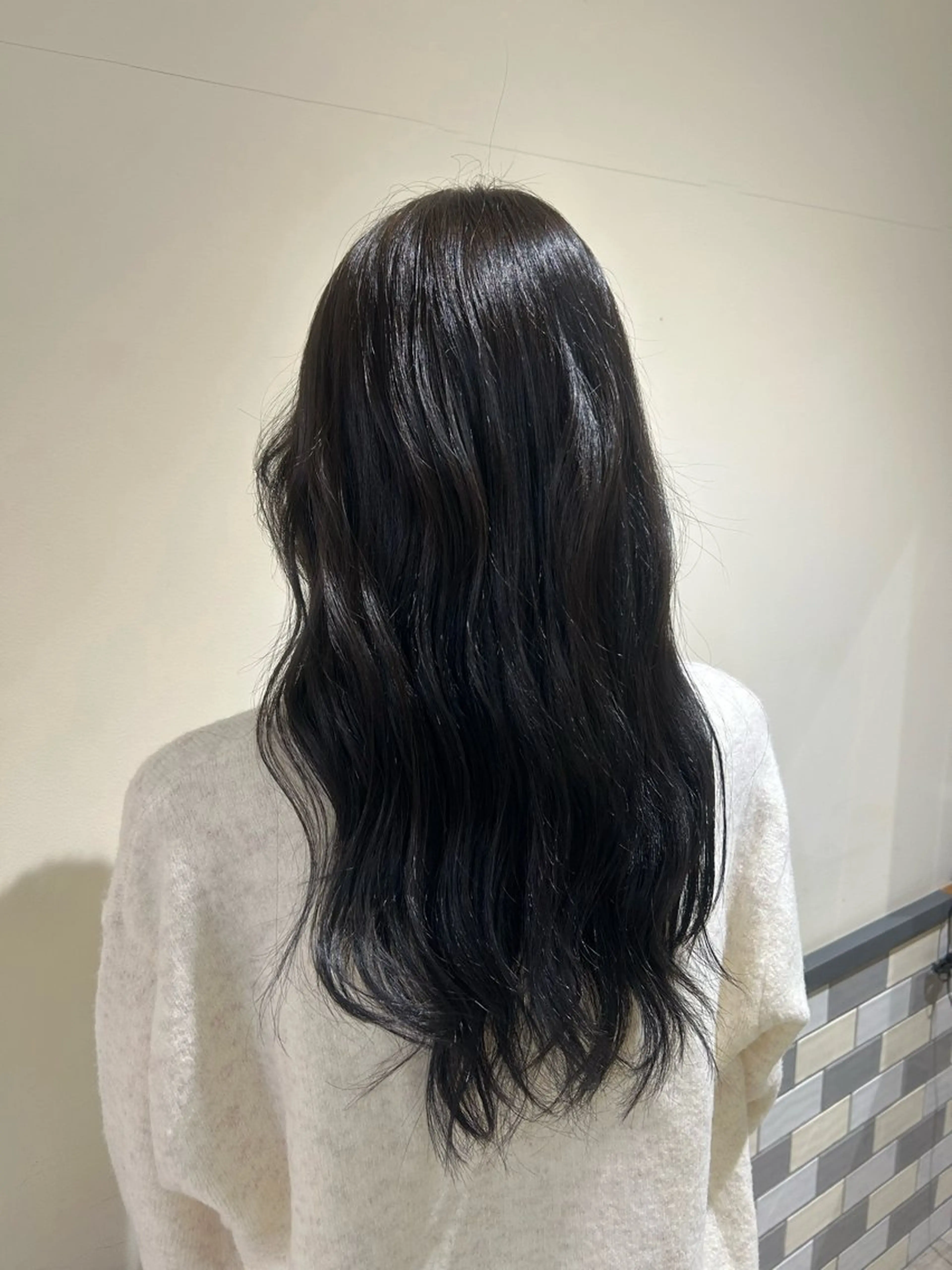 ロング トリートメント ヘアカラー たけだ ゆうほのヘアスタイル