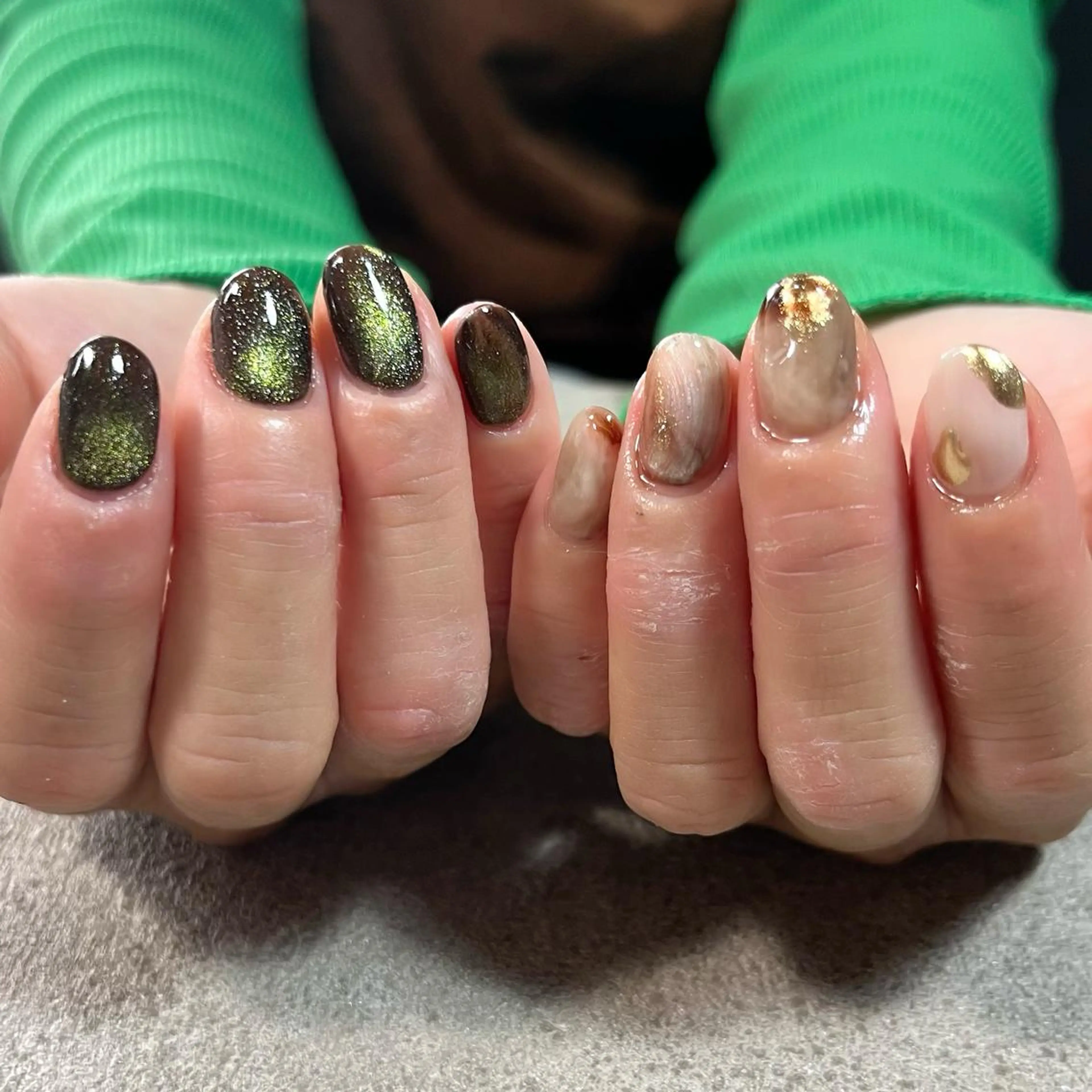 ネイル マグネットネイル Koa nails.のネイルデザイン