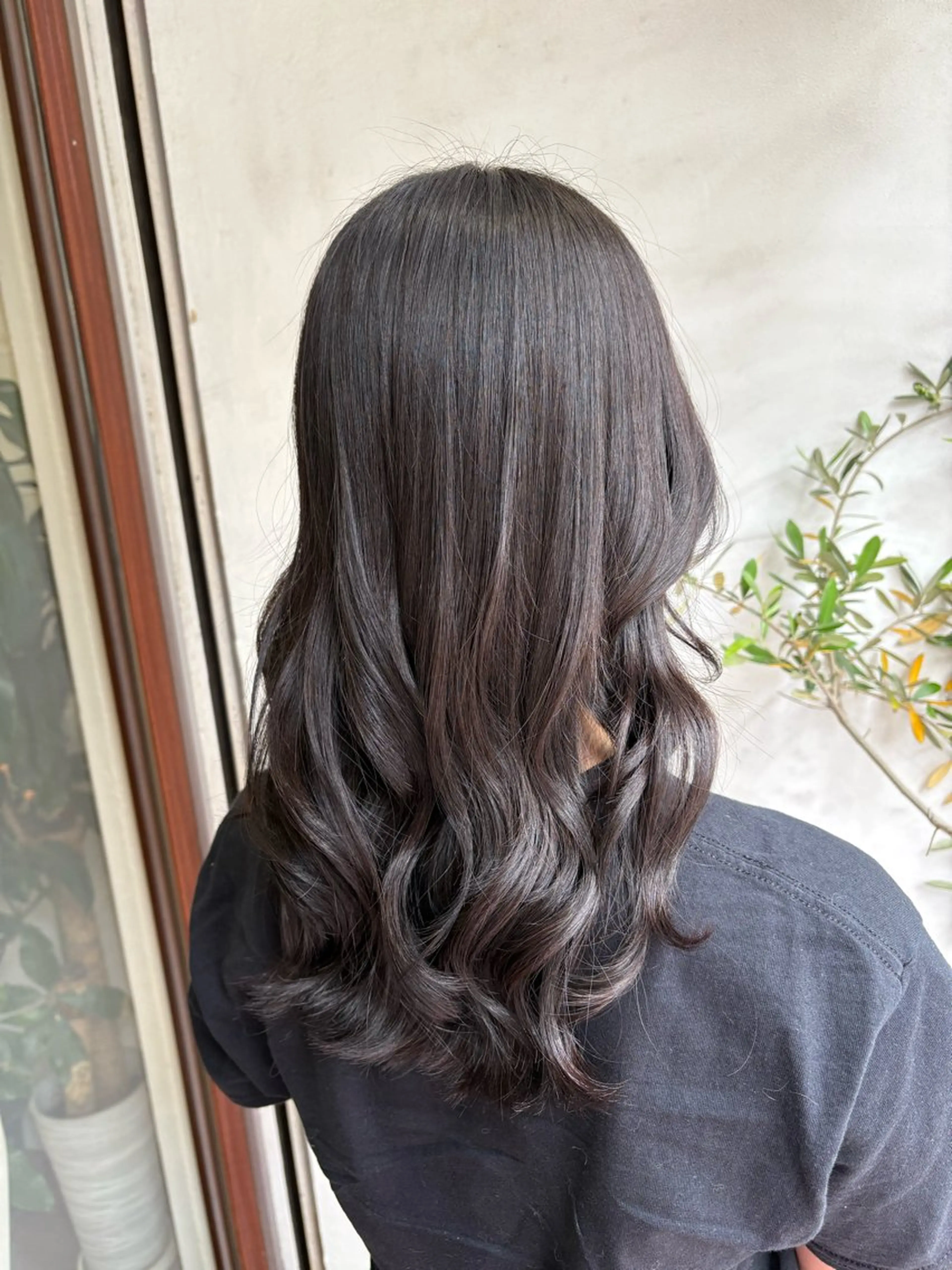 セミロング カラー 韓国ヨシンモリ 🇰🇷✨️小熊夏実のヘアスタイル