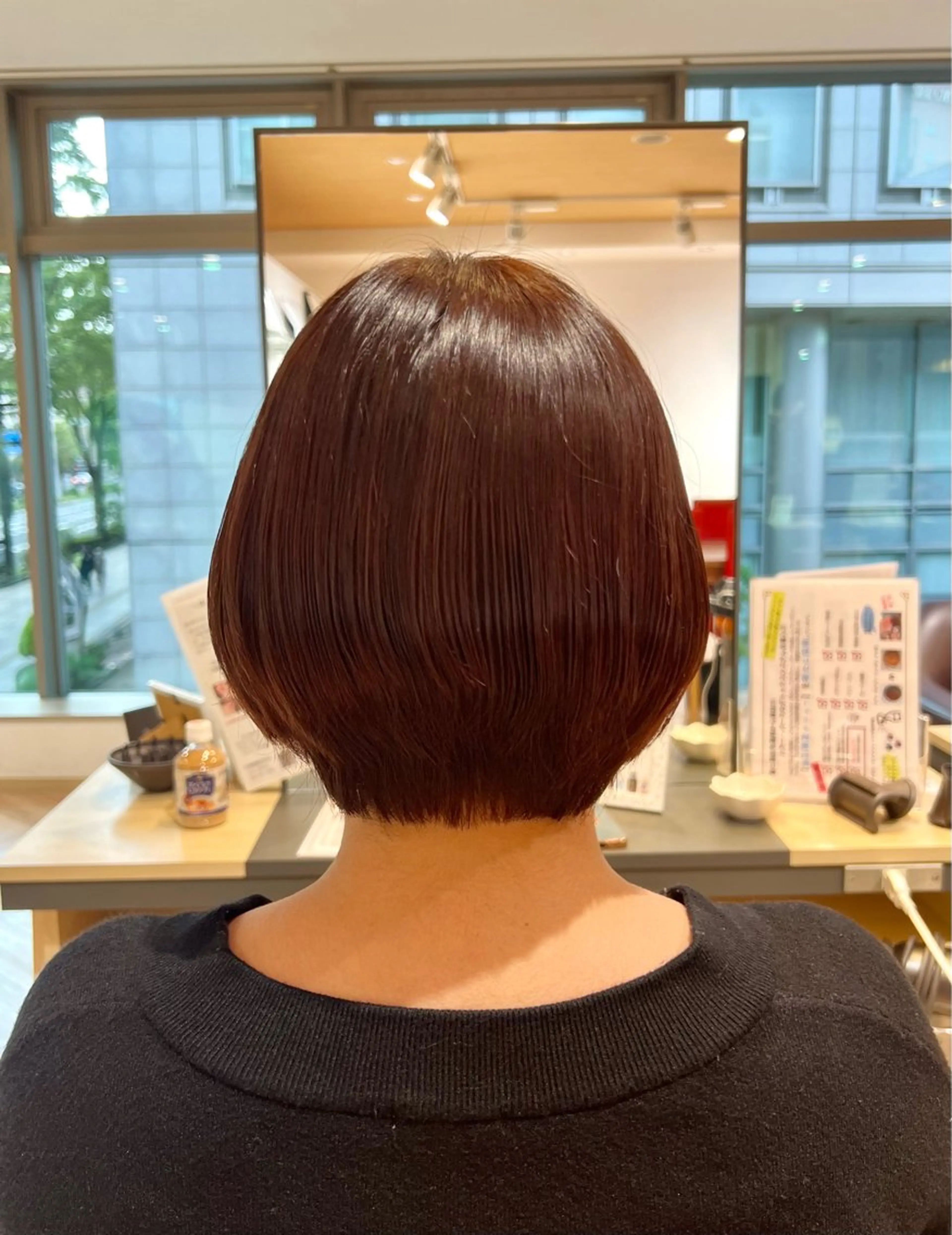 カラー ブラウンカラー 滋野 莉子のヘアスタイル