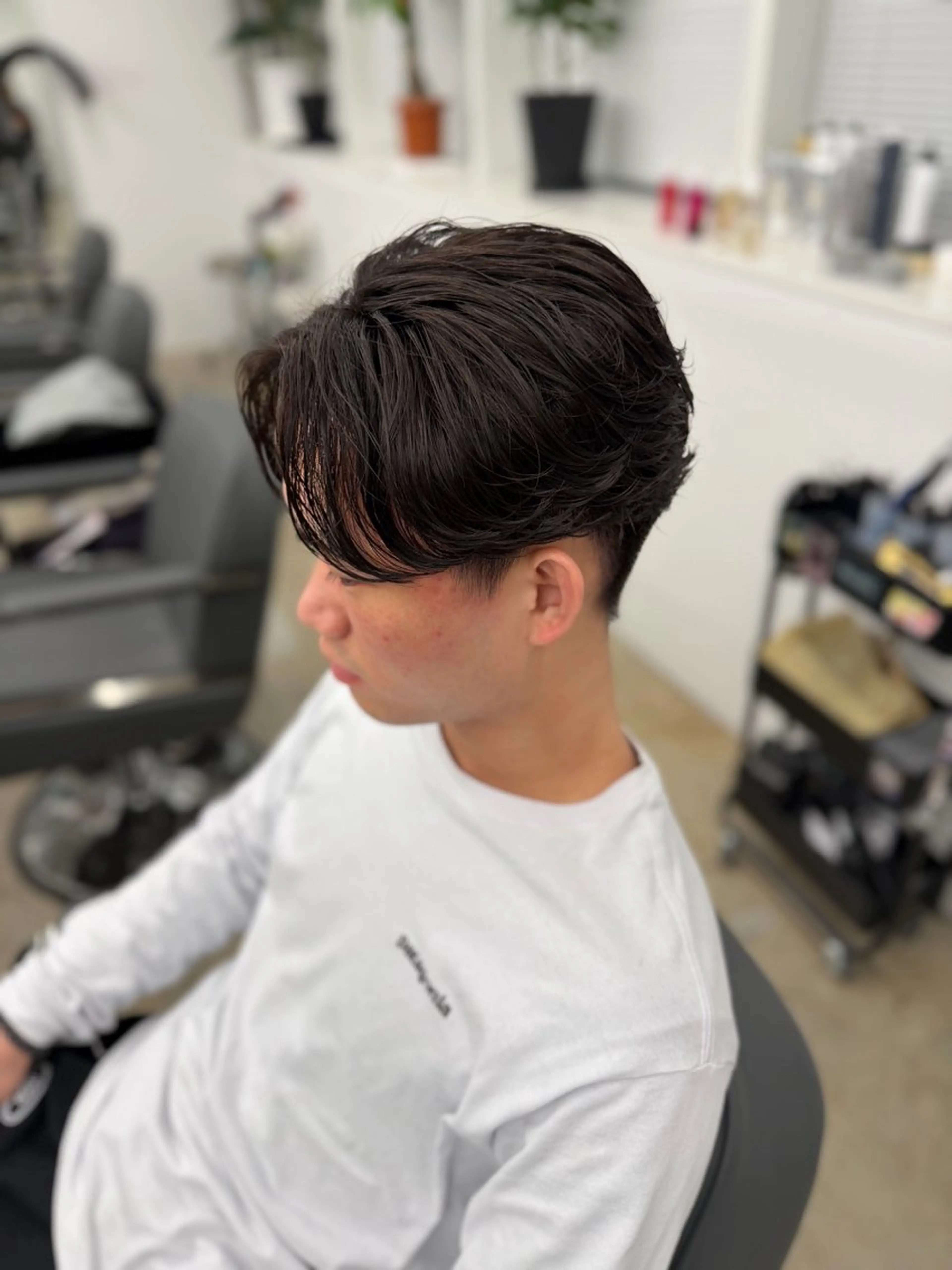 パーマ メンズ カット パーマ パーマ特化/フェザー パーマシャドウ/真生のヘアスタイル