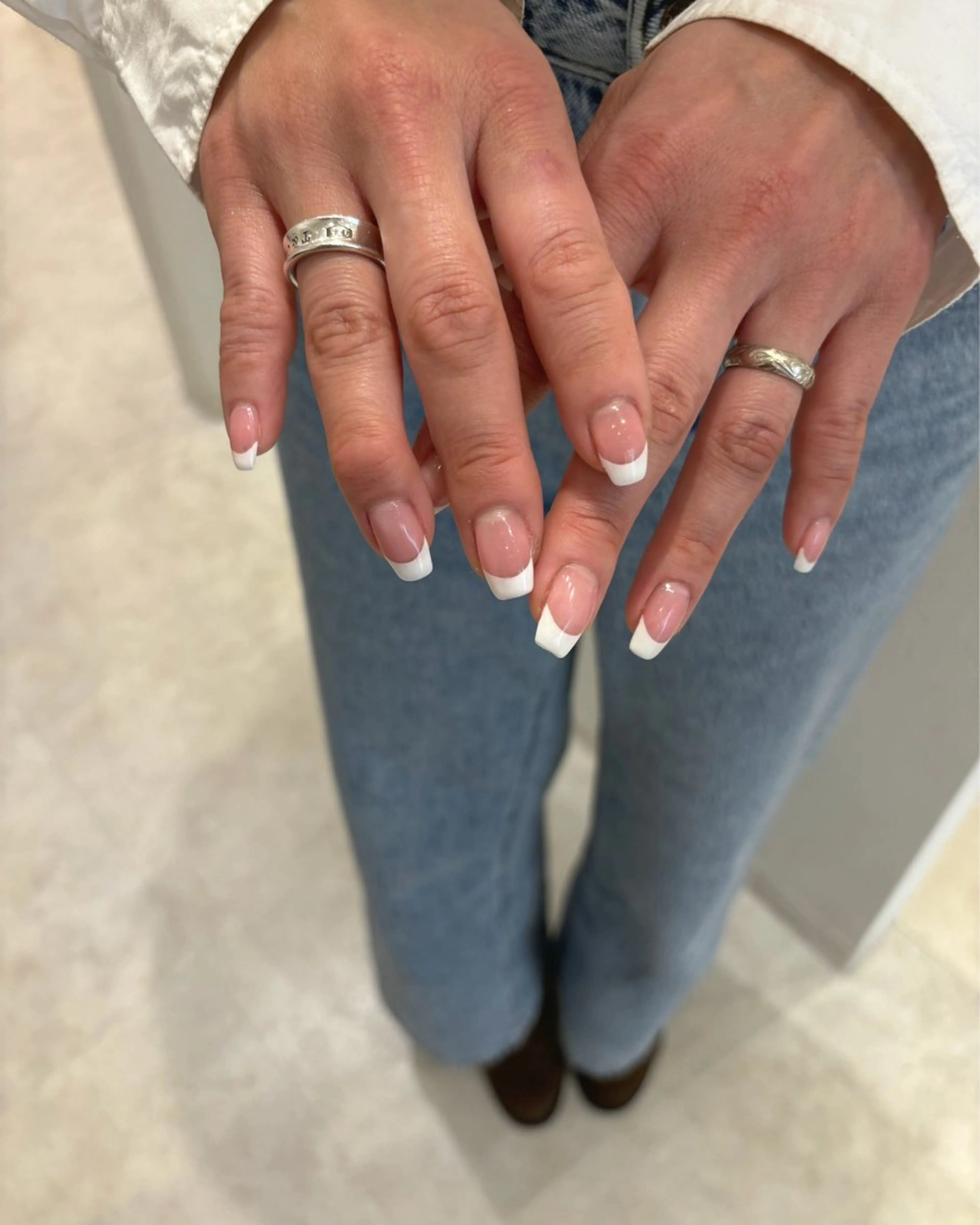 ネイル フレンチネイル ハンドネイル Ann nailのネイルデザイン