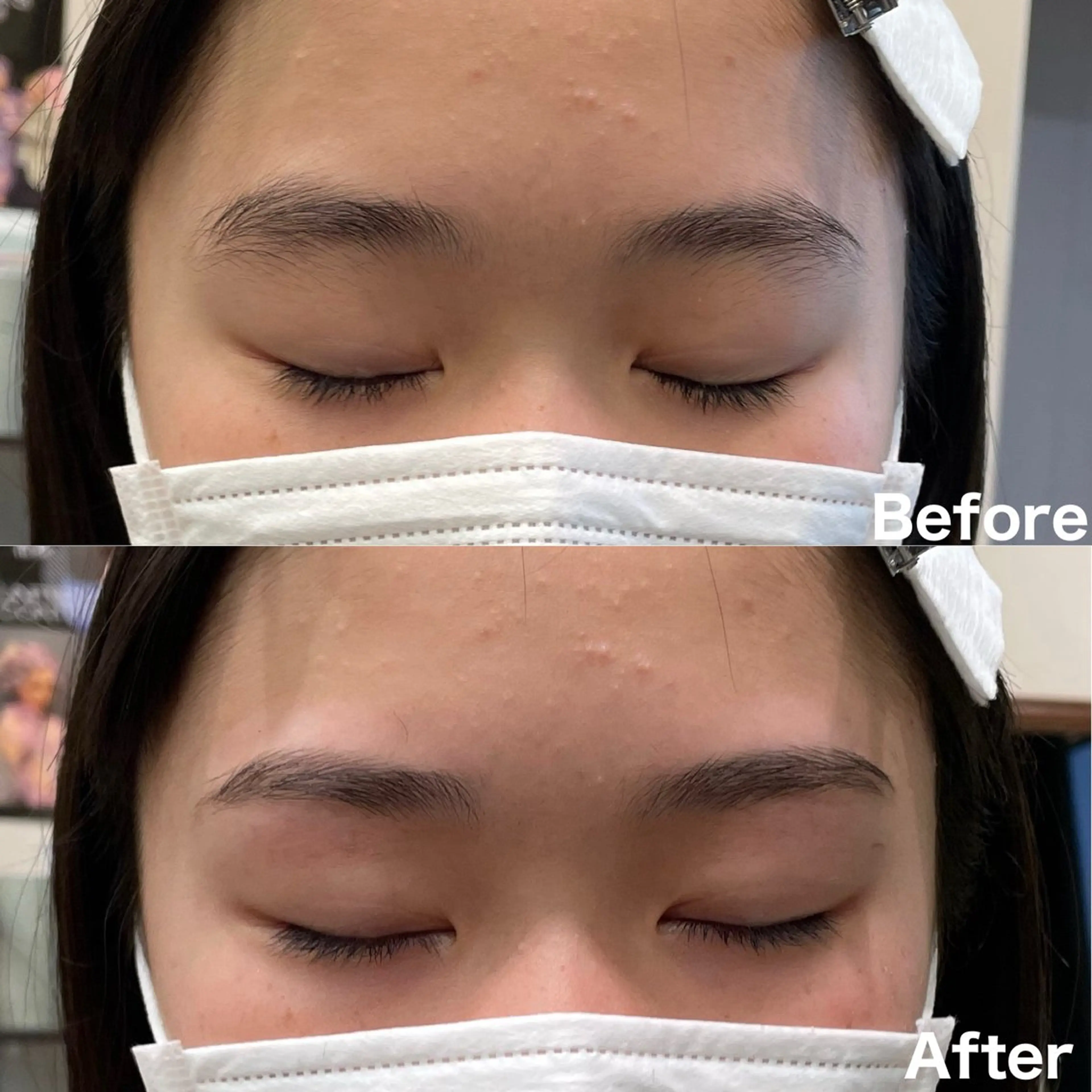 アイブロウ ワックス脱毛 眉カット ボブ/インナーカラー /眉毛/Miyuのヘアスタイル