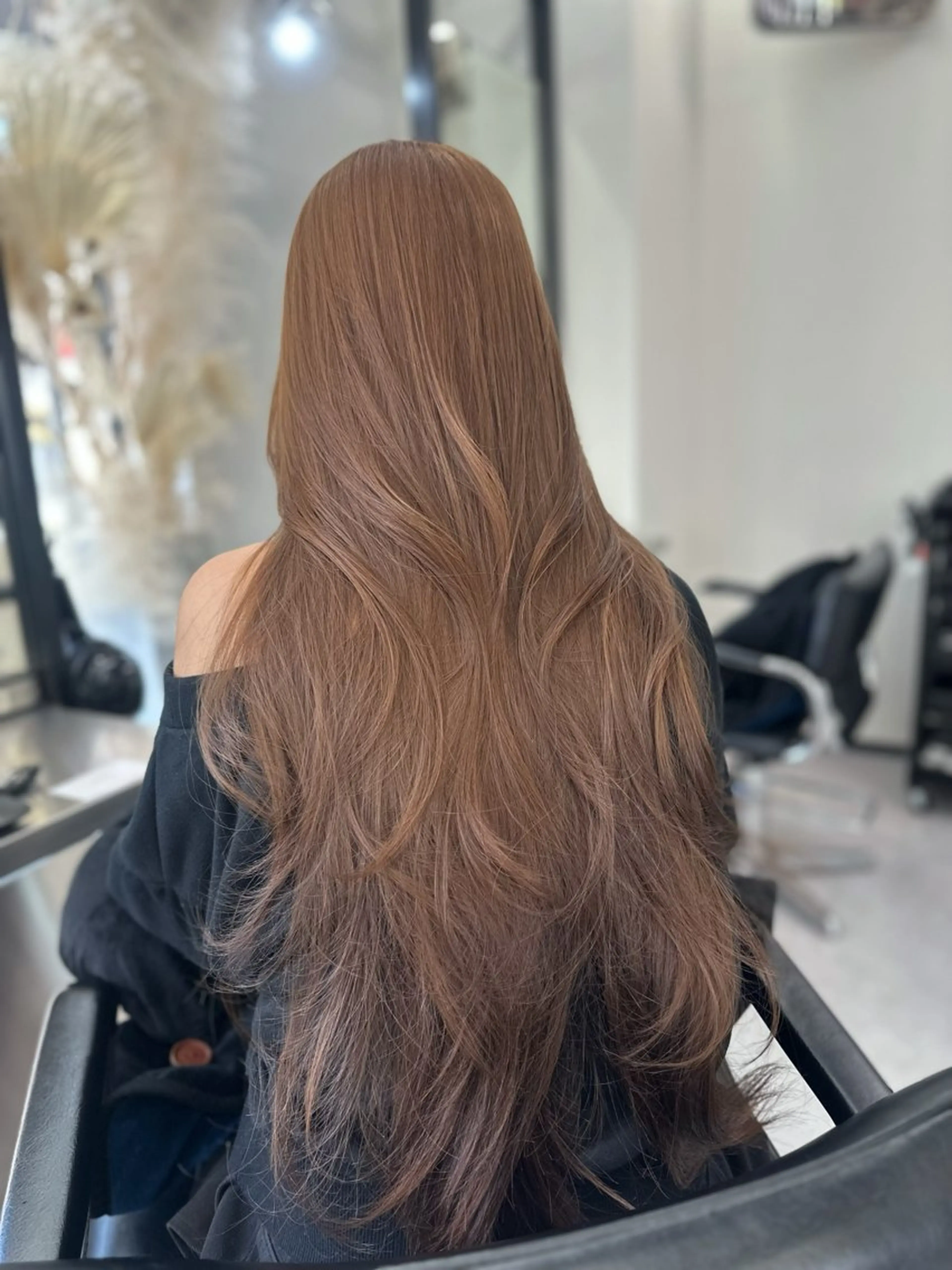 ロング ヘアカラー トリートメント ブリーチなし/透明感 NONO💖のヘアスタイル