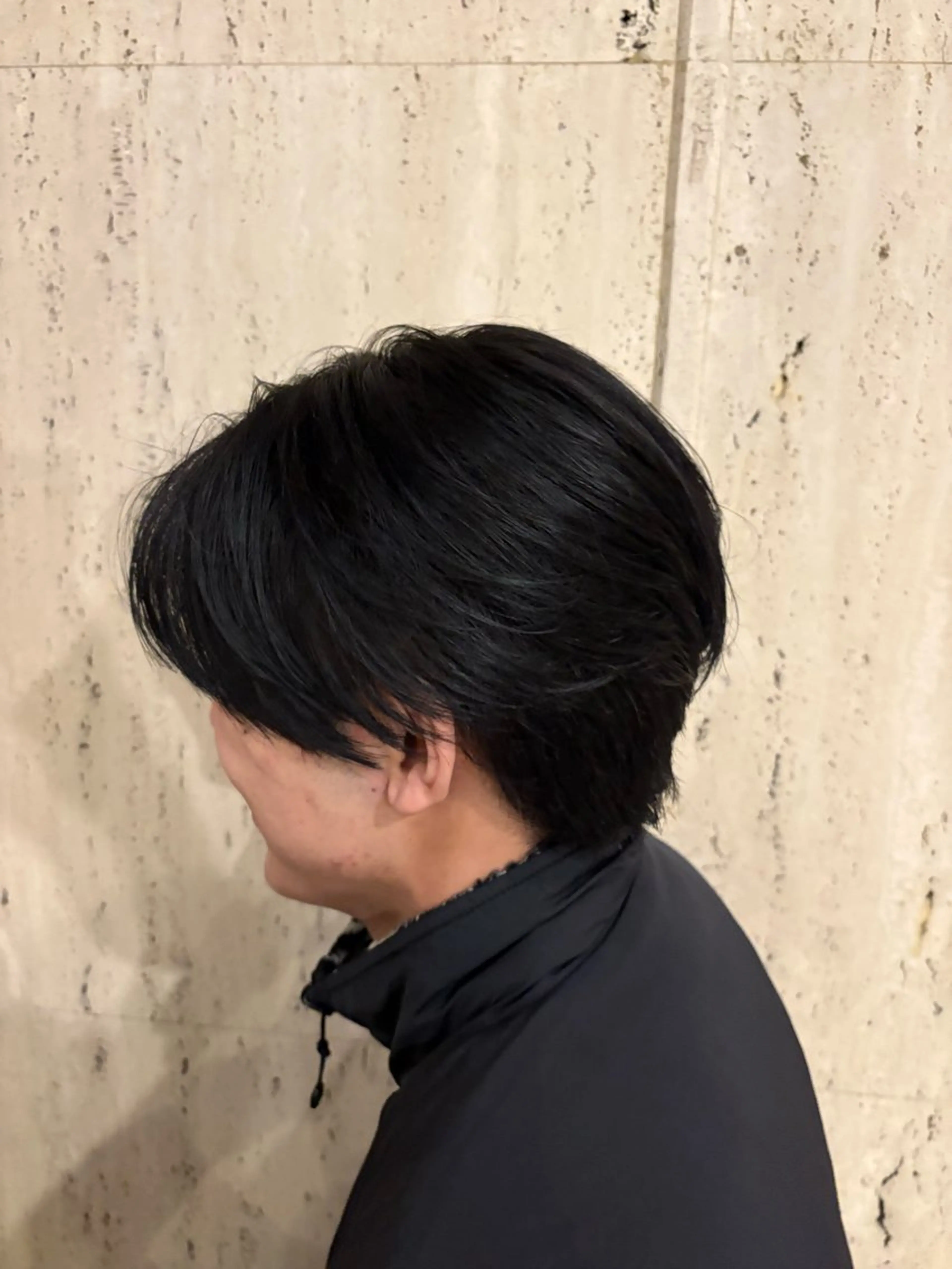 メンズ センターパート メンズパーマ パーマ メンズハイトーン特化 てるぼうのヘアスタイル