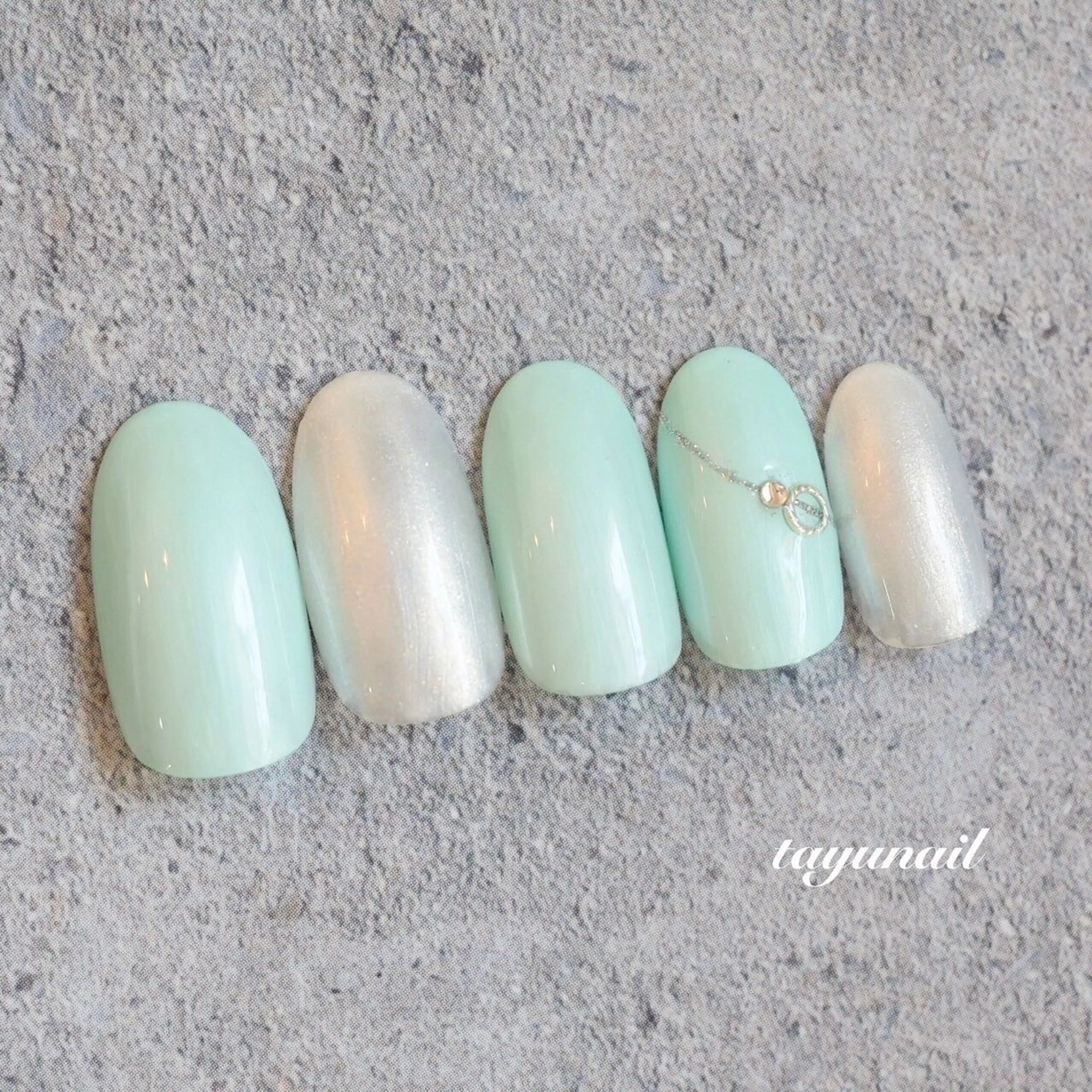 ネイル アートネイル ジェルネイル パラジェル シンプルネイル 夏ネイル ネイルサロン・ネイルスクール　たゆnail所属・ネイルサロン 【たゆnail】のネイルデザイン