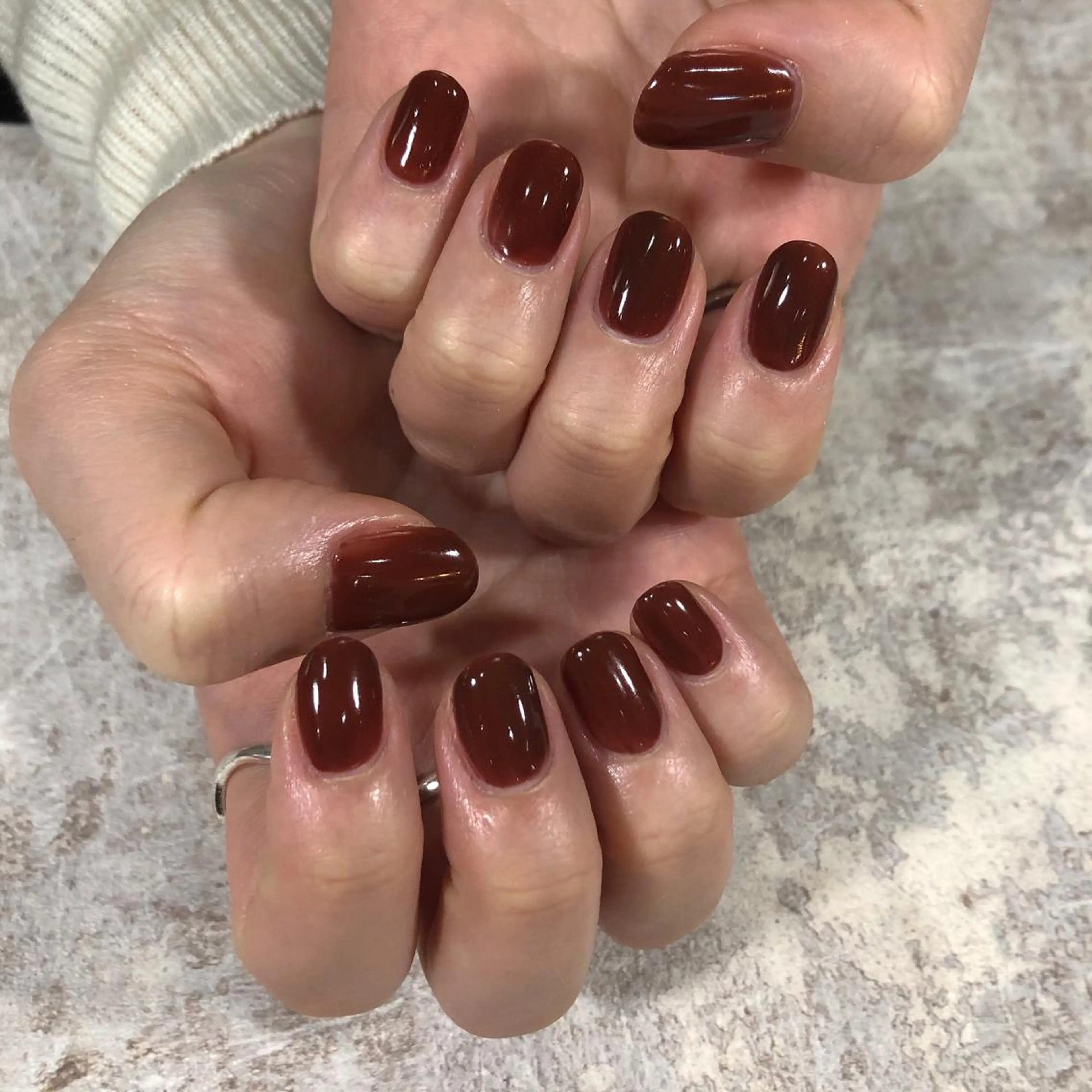 ネイル ワンカラーネイル ハンドネイル .Etel atelier.のネイルデザイン