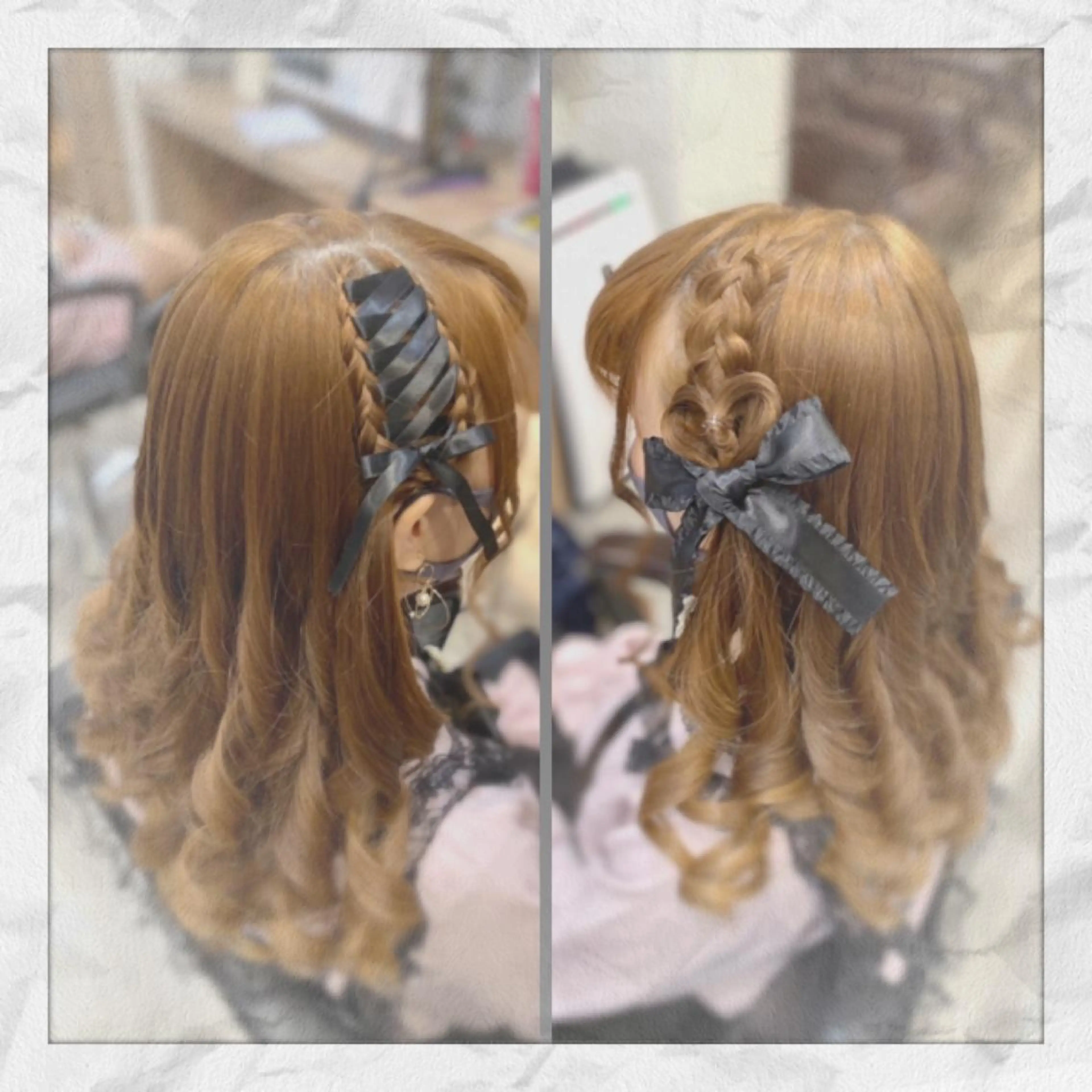 セミロング ヘアアレンジ ヘアセット ヘアセット/着付け 𓇼 まつもと𓇼のその他イメージ