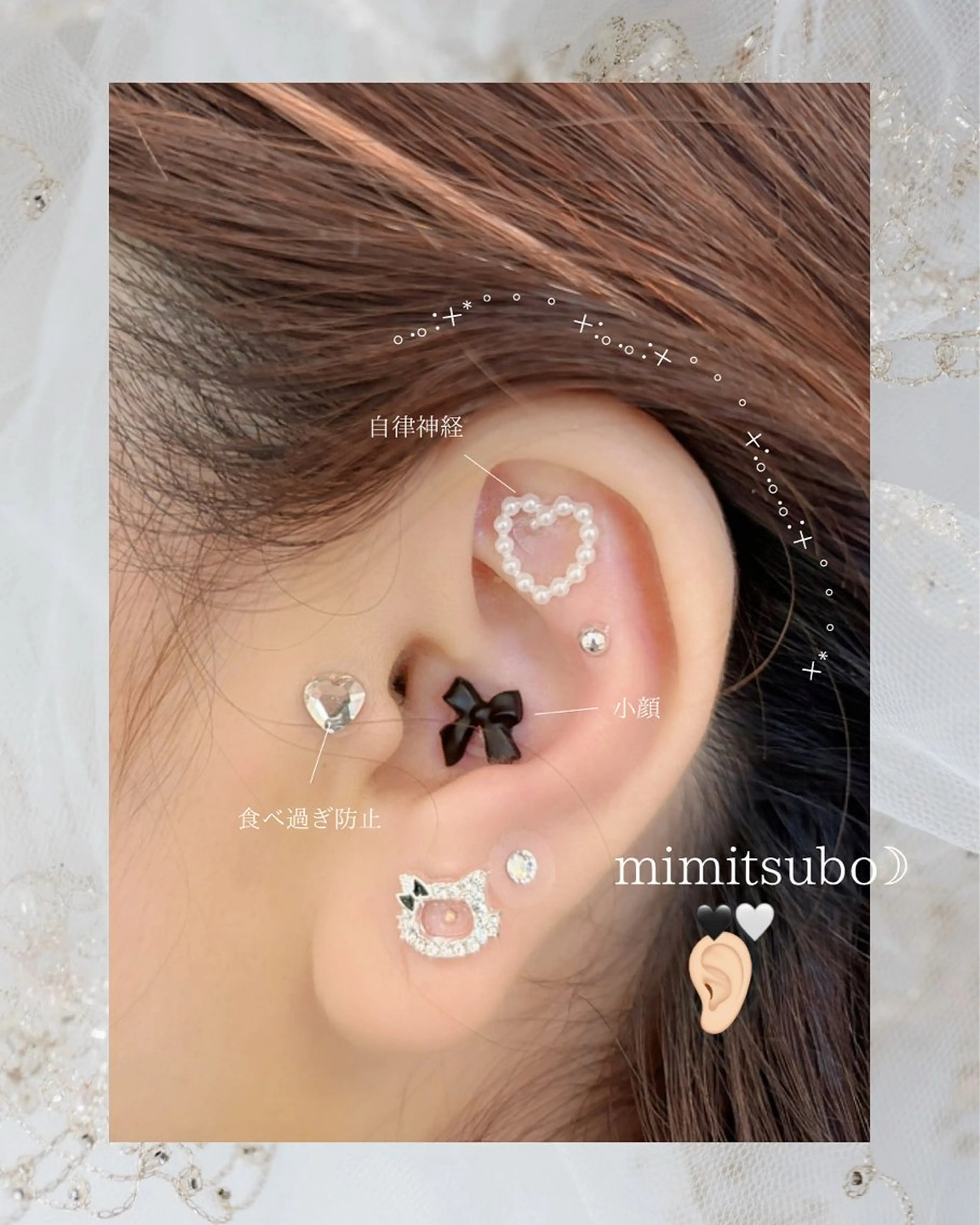 メンズ キッズ 耳つぼジュエリー🌙 Moon*のエステ・リラクイメージ