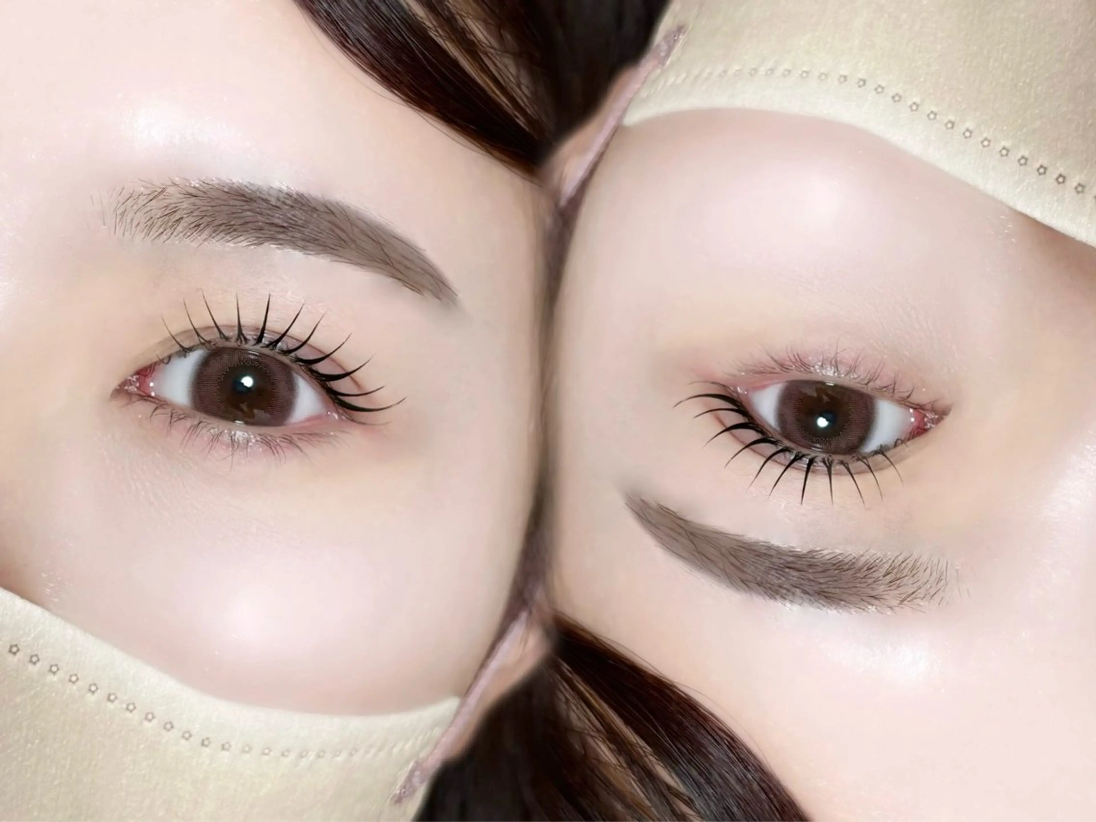 🏷️まつ毛パーマ＋アイブロウWax脱毛🤍の写真