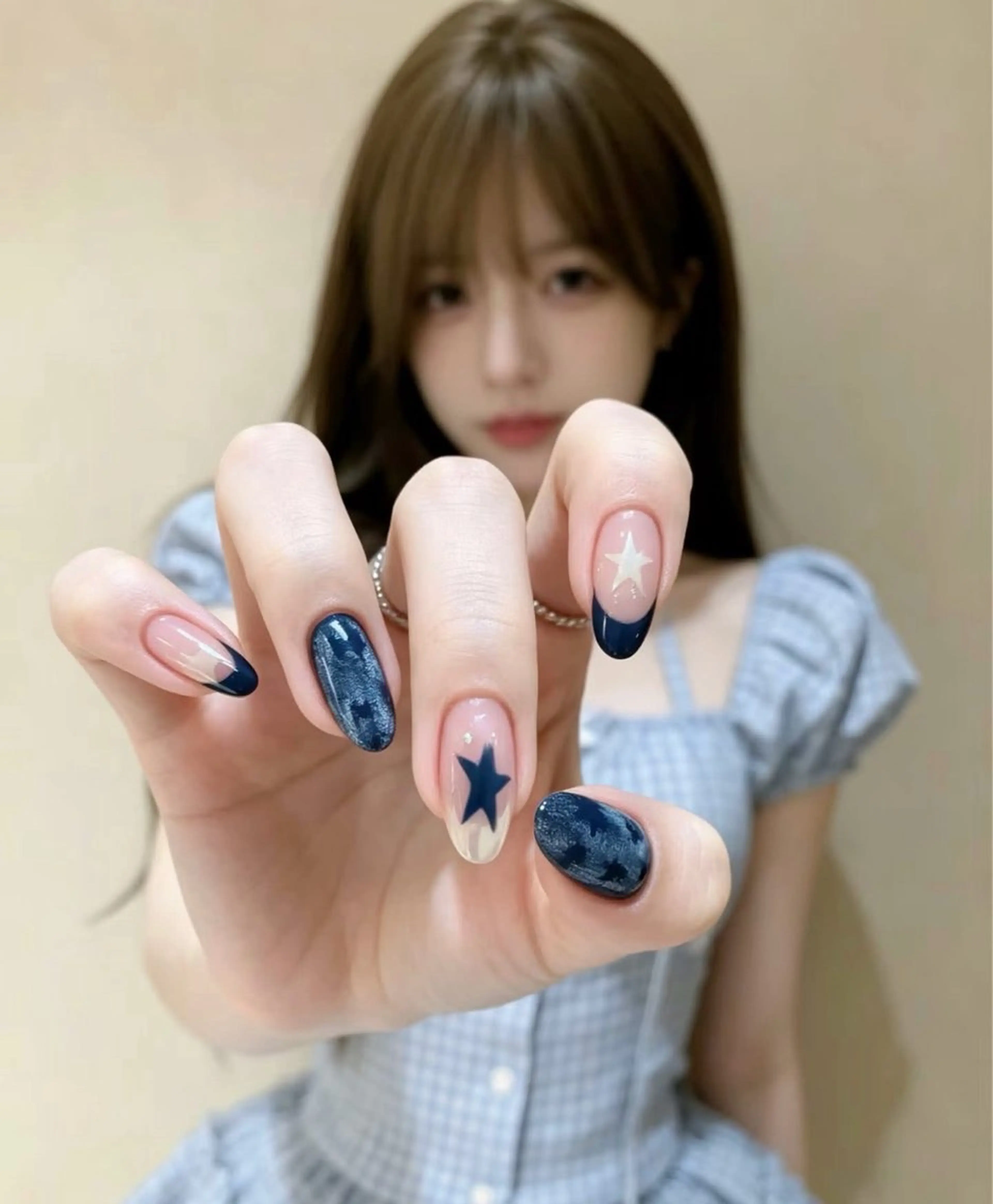 ネイル ジェルネイル マグネットネイル ハンドネイル YUKI NAILのネイルデザイン