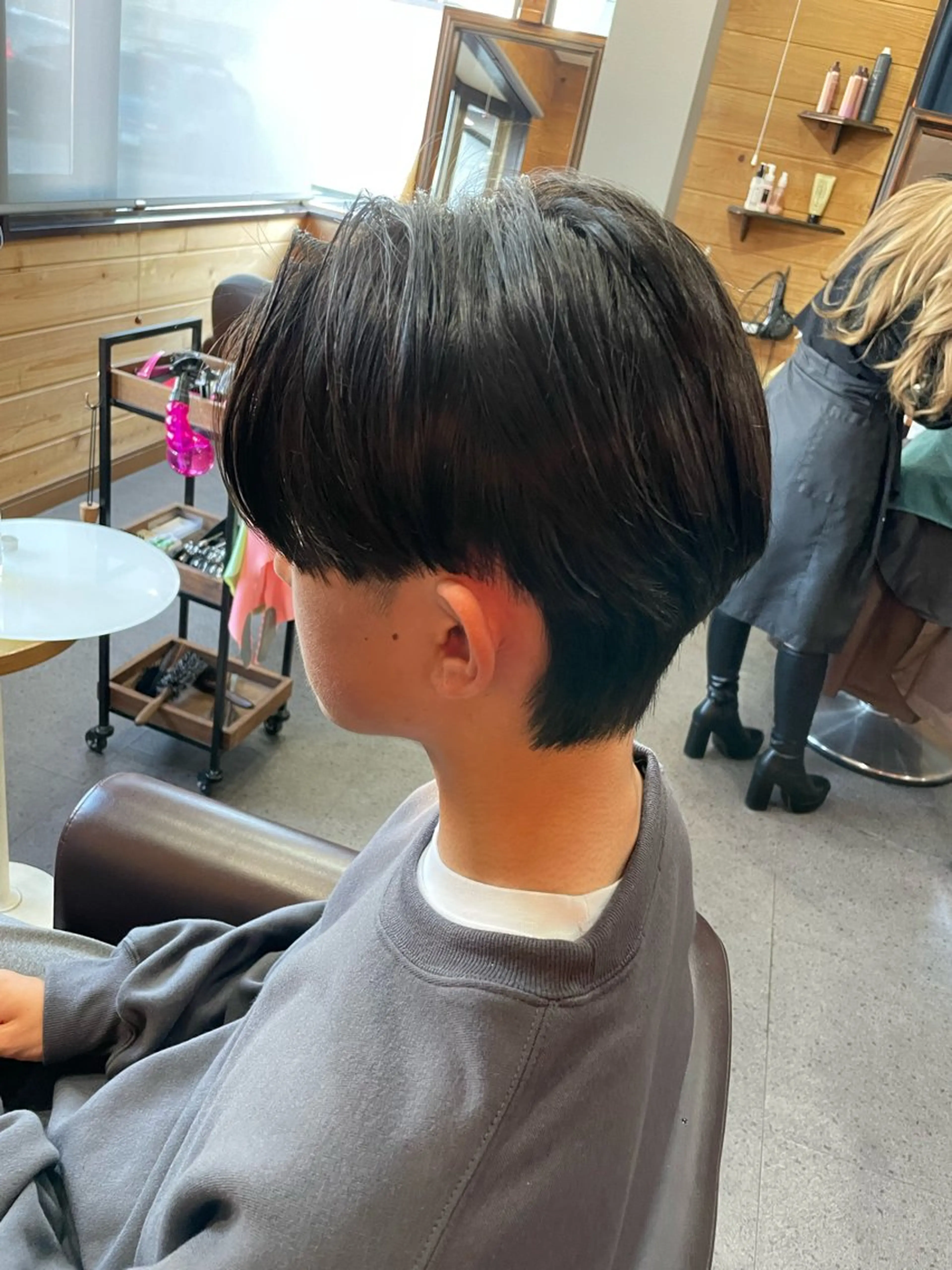 メンズカットカラー（ミニモ限定トリートメントサービス）の写真