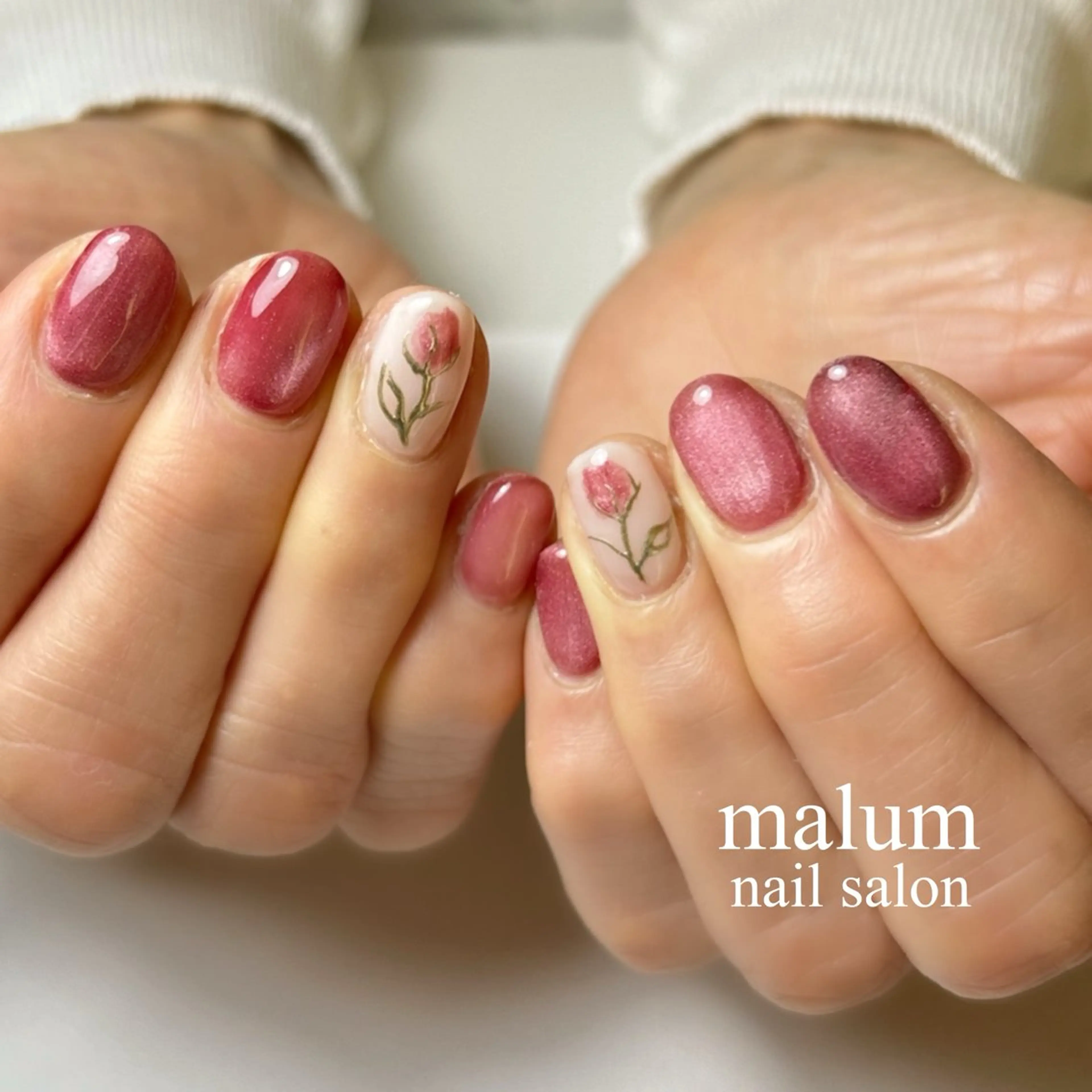 ネイル ハンドネイル malum nailのネイルデザイン