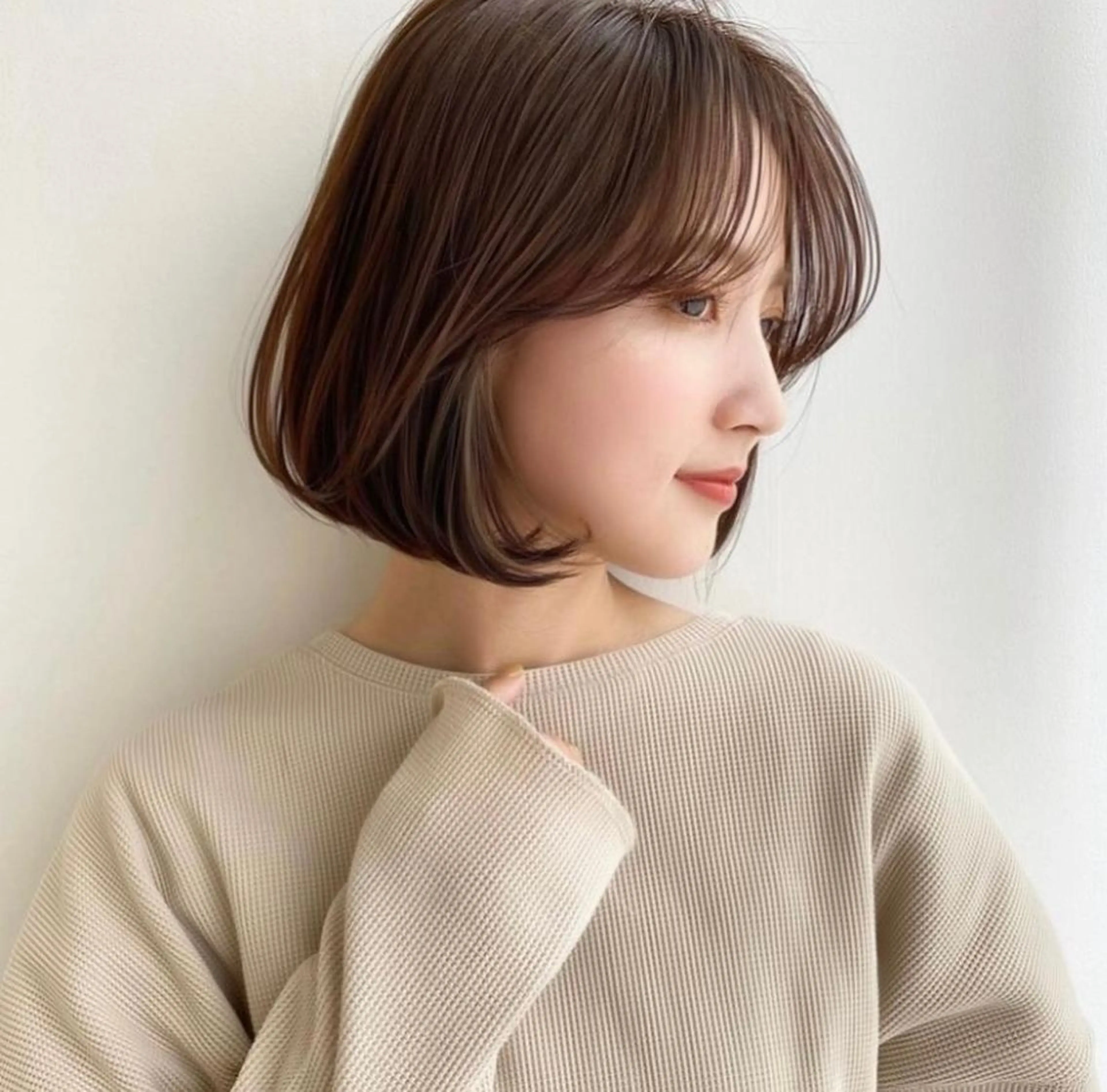 ミディアム ボブ 小顔カット 🌿理想を叶える🌿 似合わせ🌟RISAのヘアスタイル