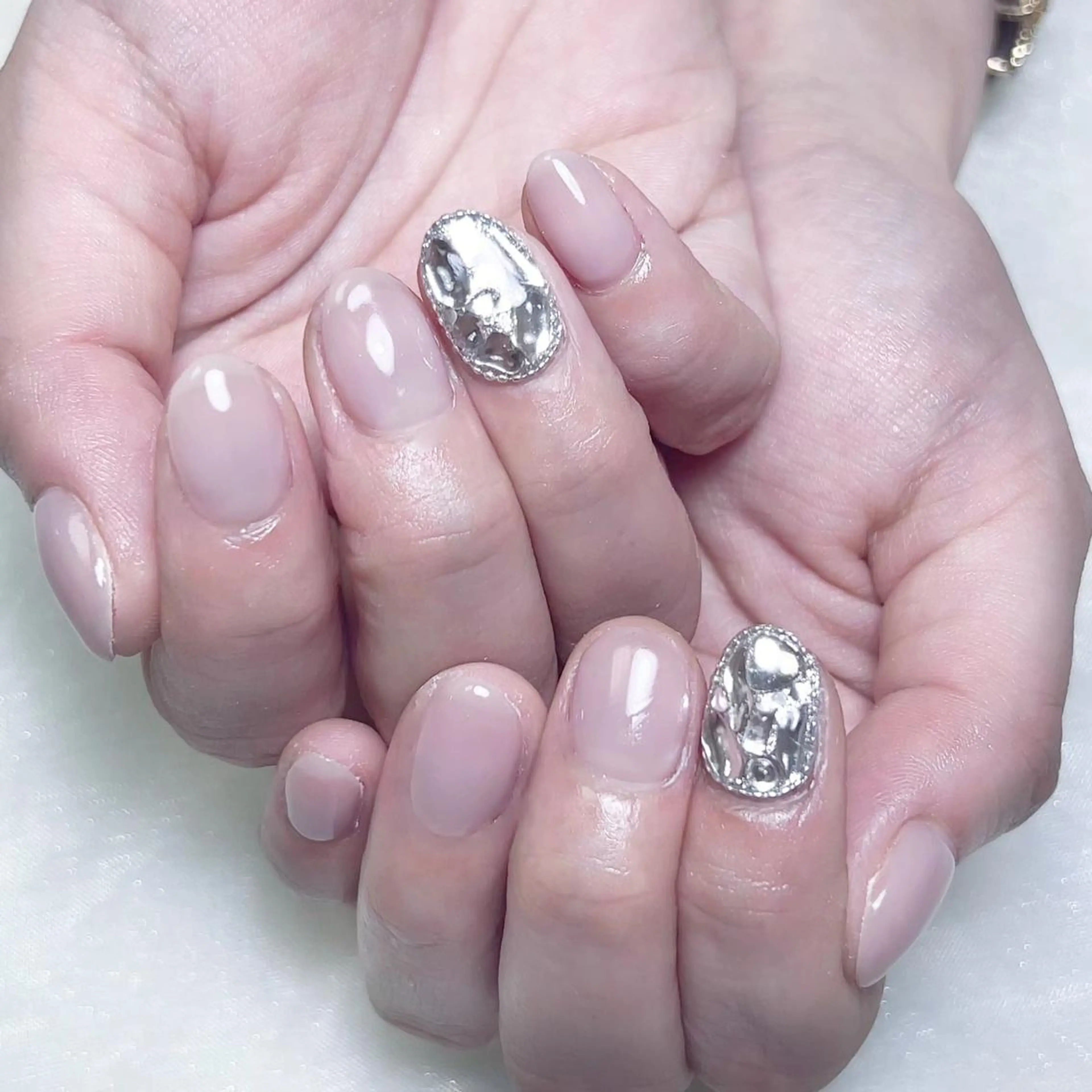 ネイル メンズ ワンカラーネイル ハンドネイル Nail salon 木にいるのネイルデザイン