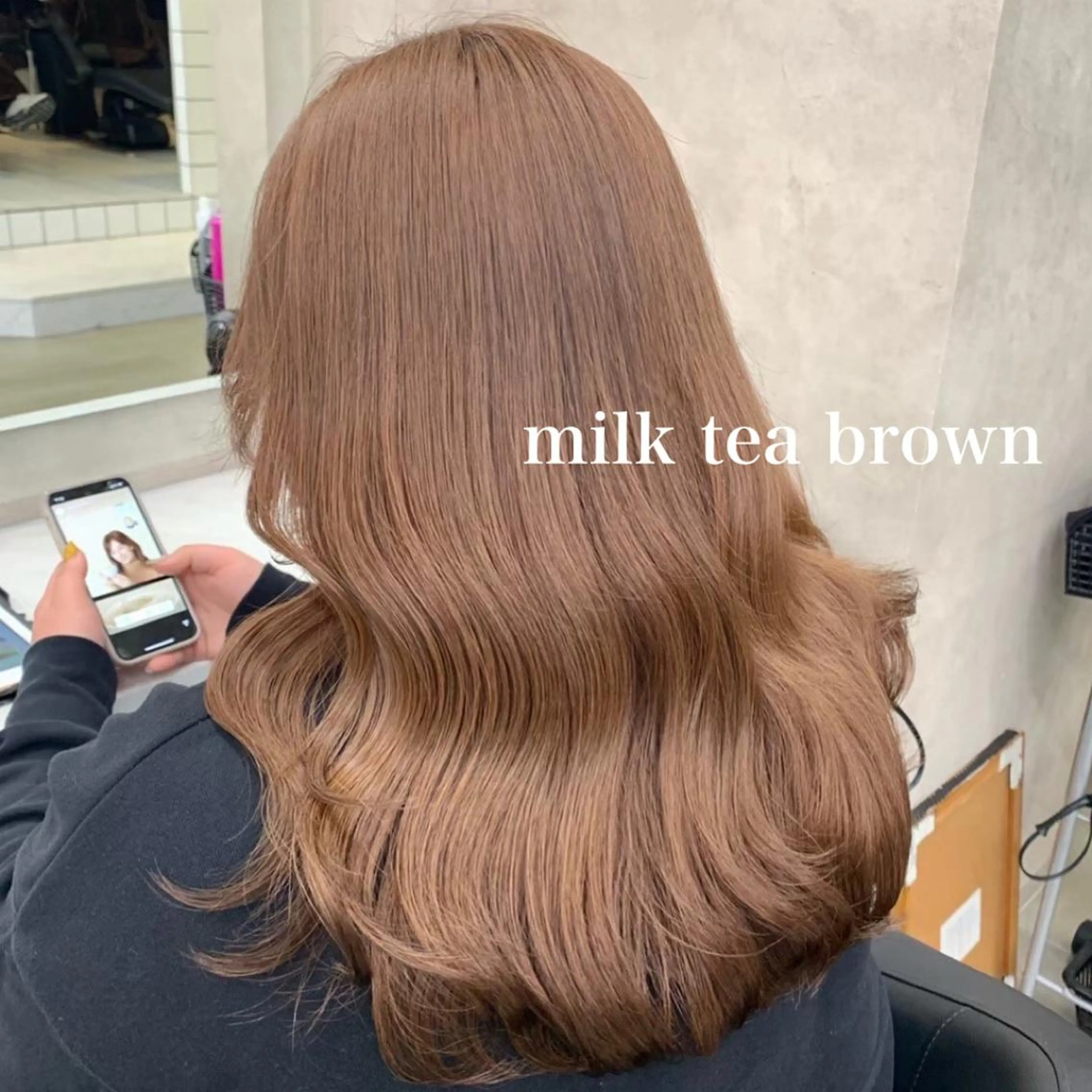 セミロング 💖札幌カラー 指名No.1💖玲奈のヘアスタイル