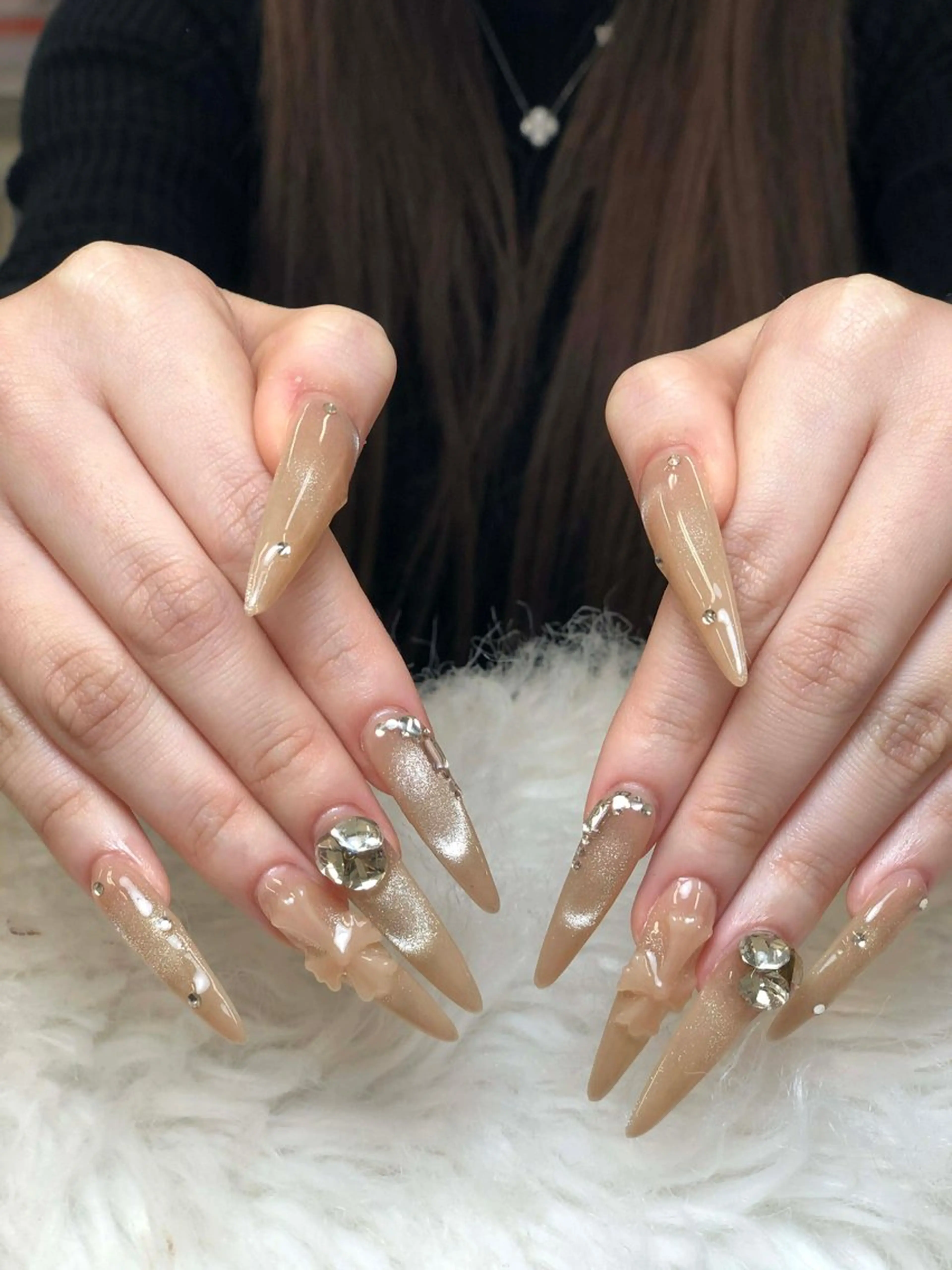 ネイル アートネイル ジェルネイル ネイルチップ ハンドネイル Nie Nail Shinokuboのネイルデザイン
