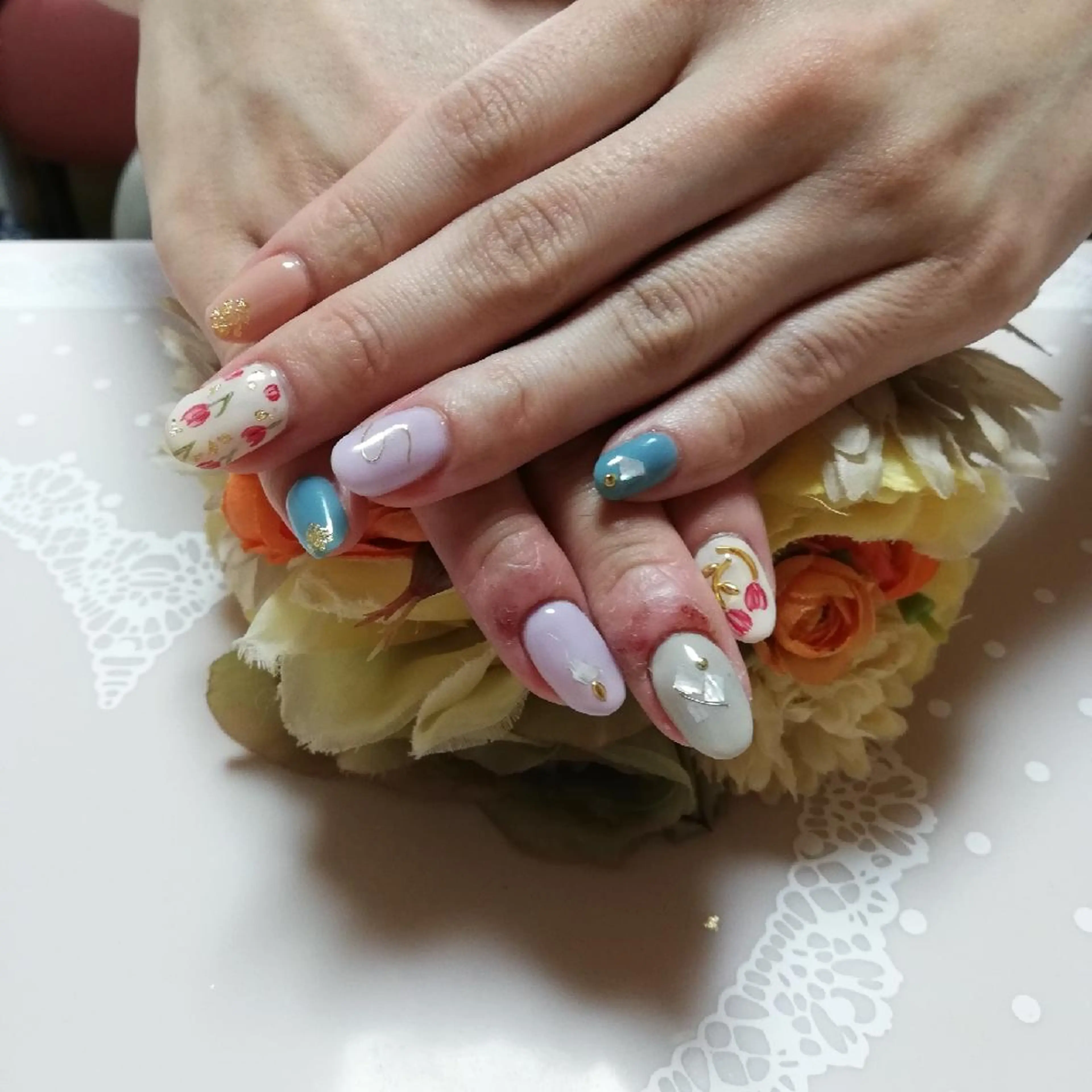 ネイル アートネイル ニュアンスネイル ネイル junkoのネイルデザイン