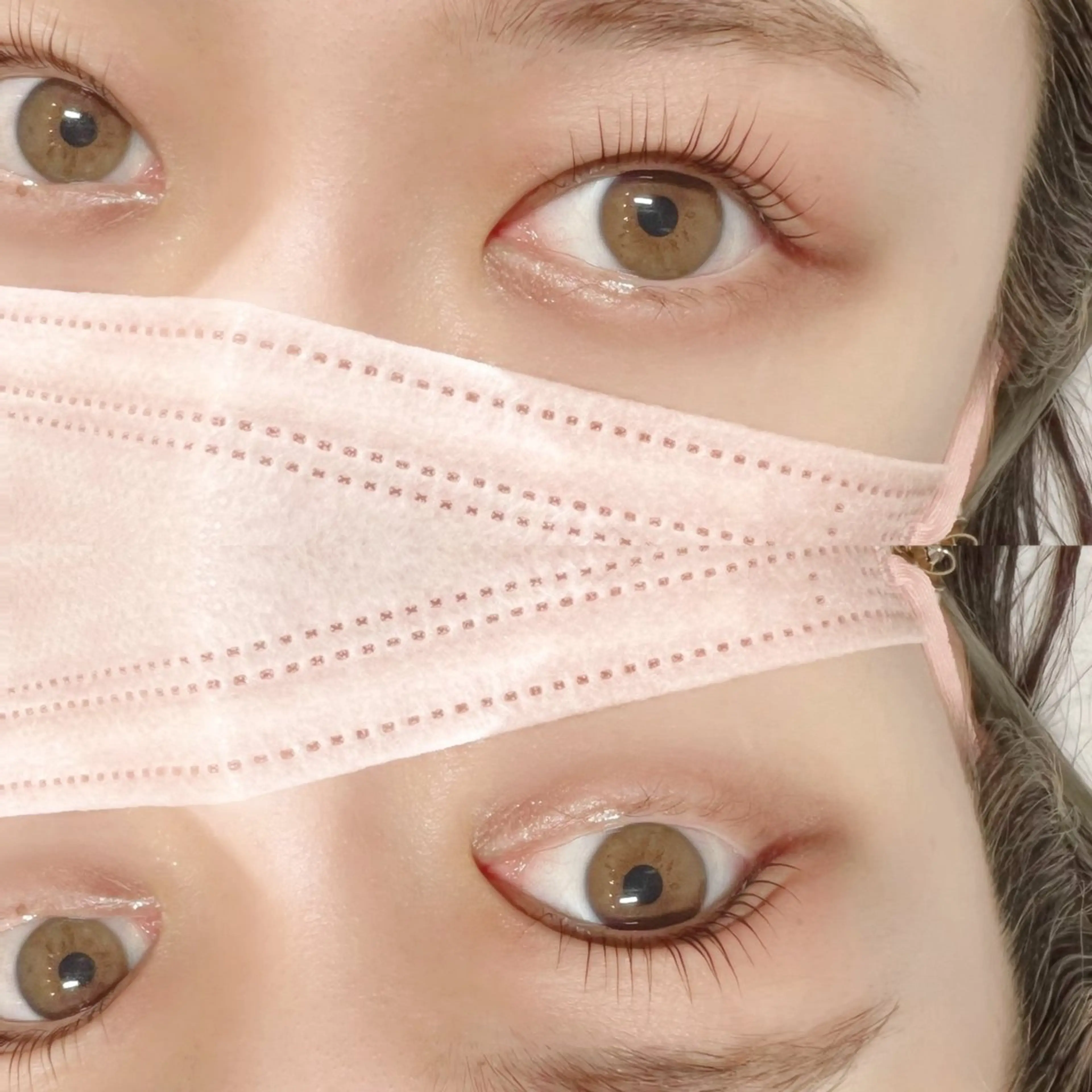 ♥ パリジェンヌラッシュリフト上下の写真