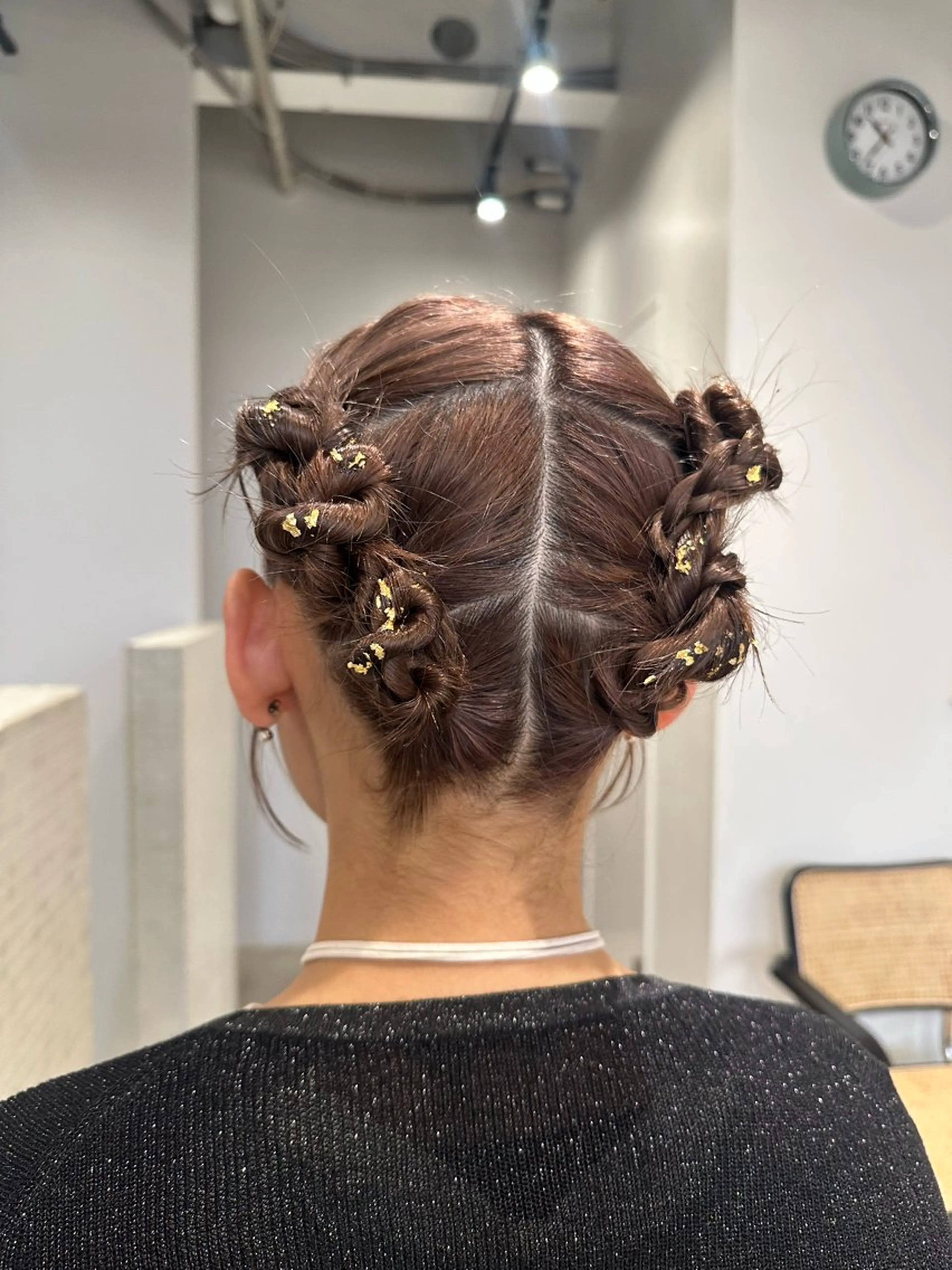 ミディアム ヘアアレンジ ボブ ヘアセット 🫧透明感カラー／ 💙安藤美海💙のヘアスタイル