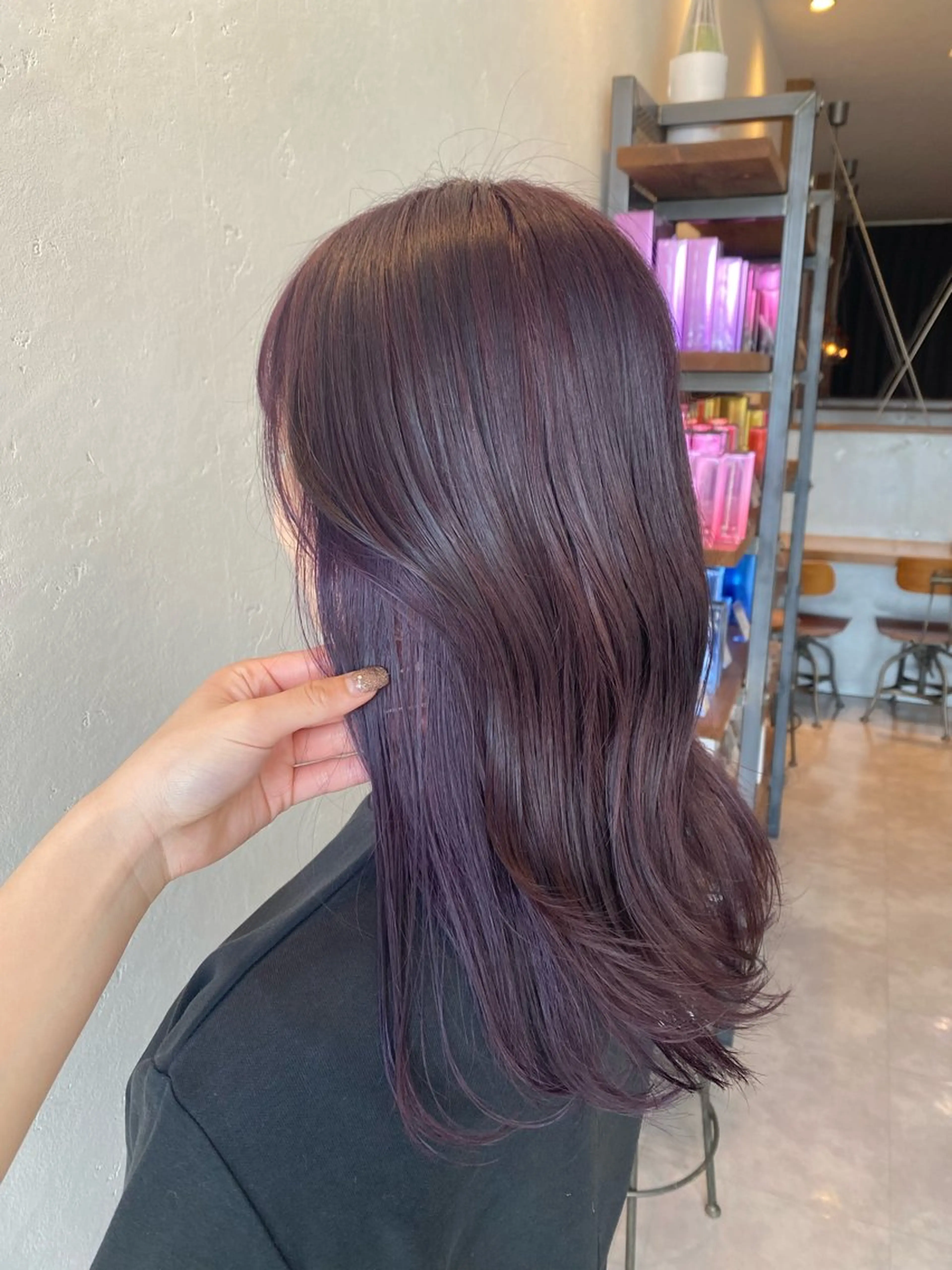 ミディアム カット ヘアカラー 希優🌺ソムリエ /ブリーチ/カットのヘアスタイル