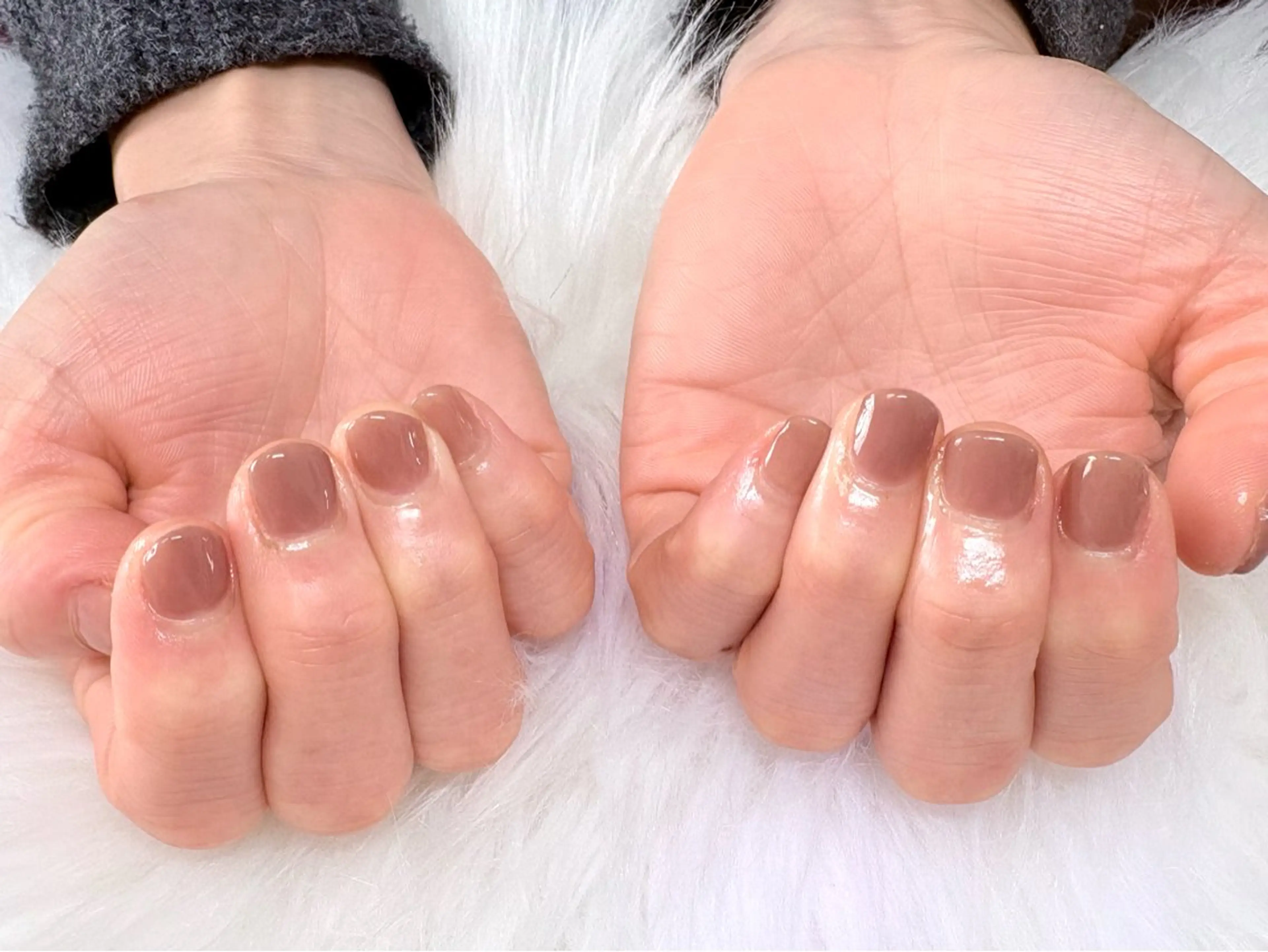 ネイル ワンカラーネイル ハンドネイル Nailsalon Dahliaのネイルデザイン