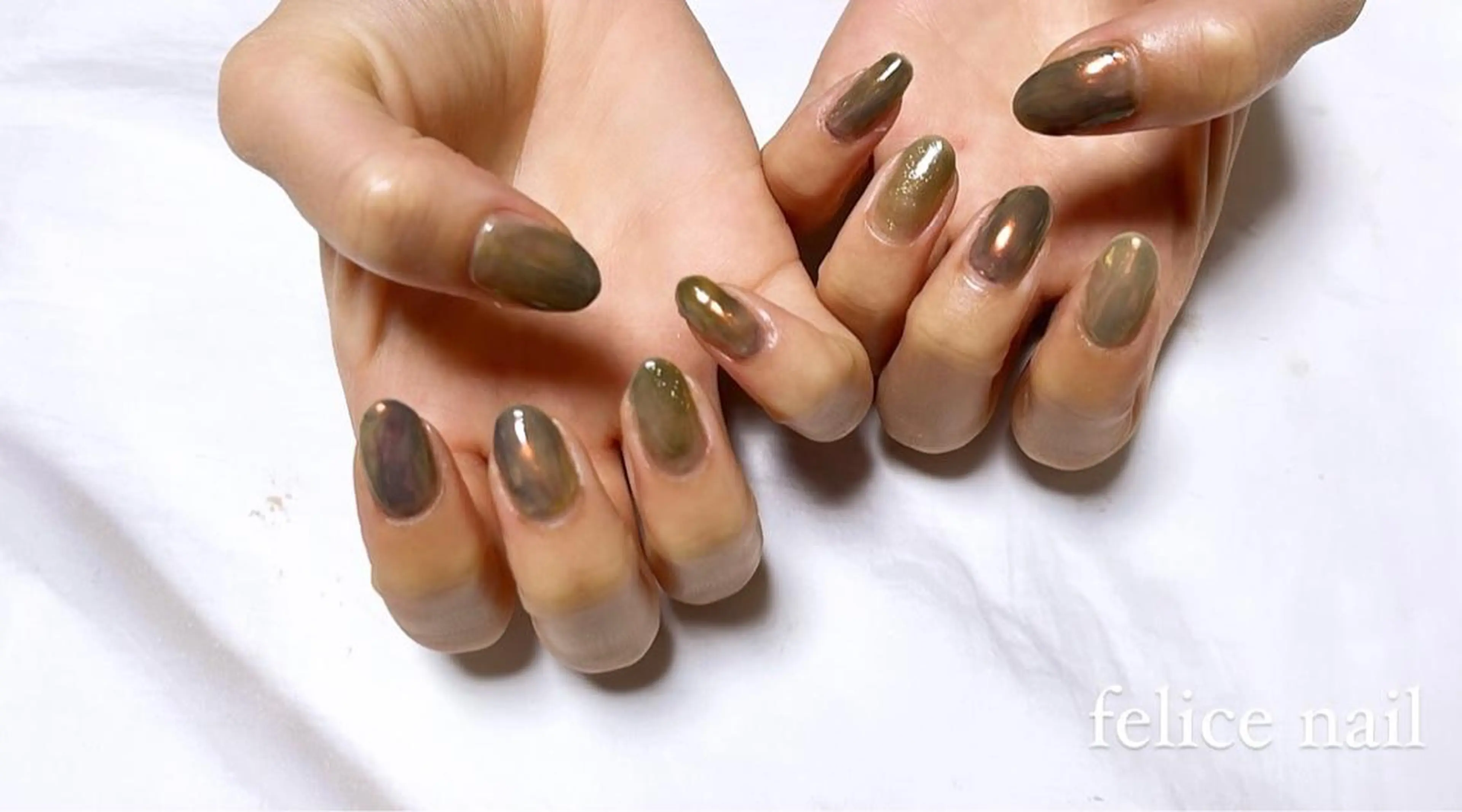 ネイル 持ち込み ニュアンスネイル felice nailのネイルデザイン