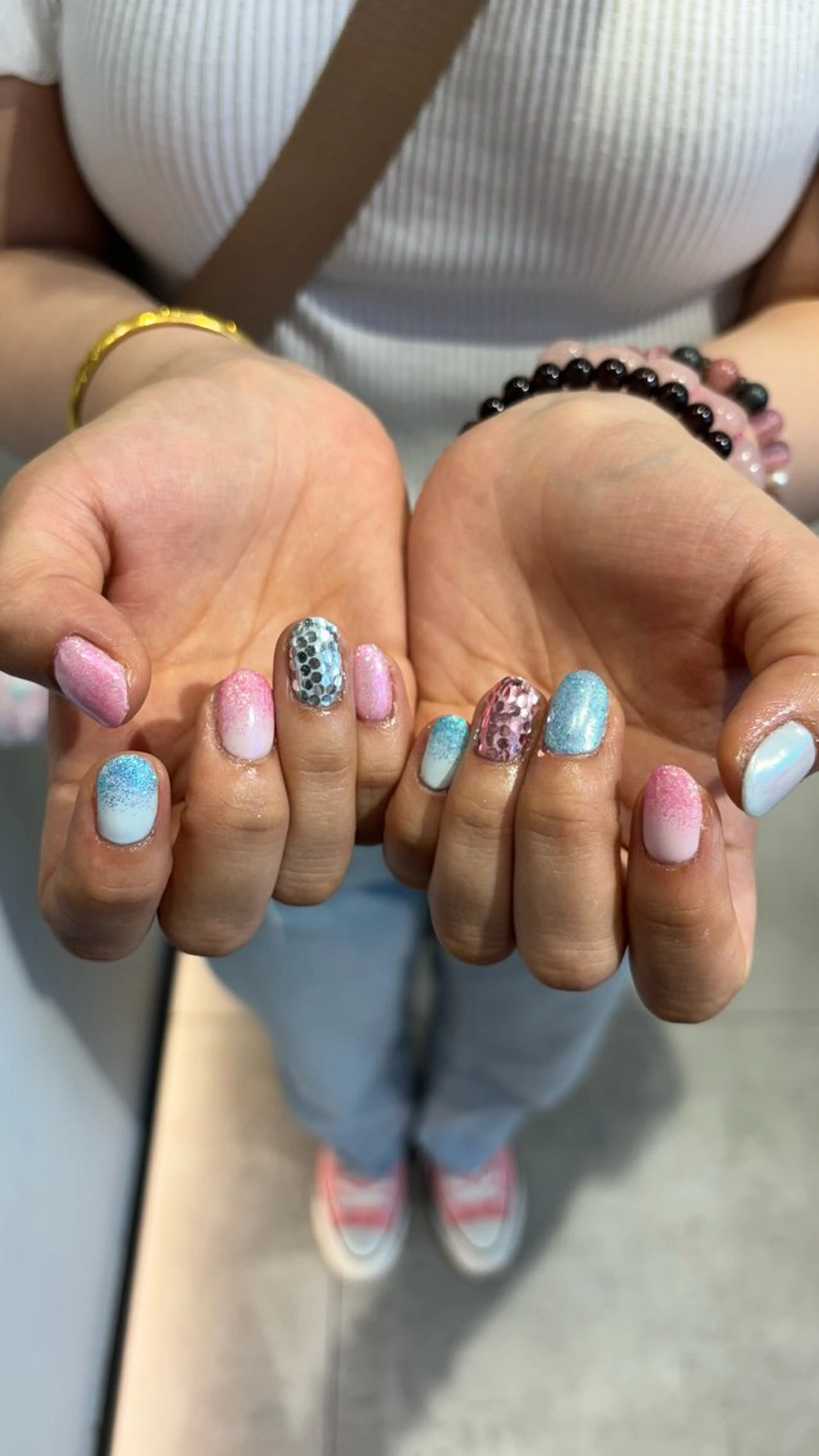 ネイル ハンドネイル ハイトーン/レイヤー nail 百咲💌のヘアスタイル