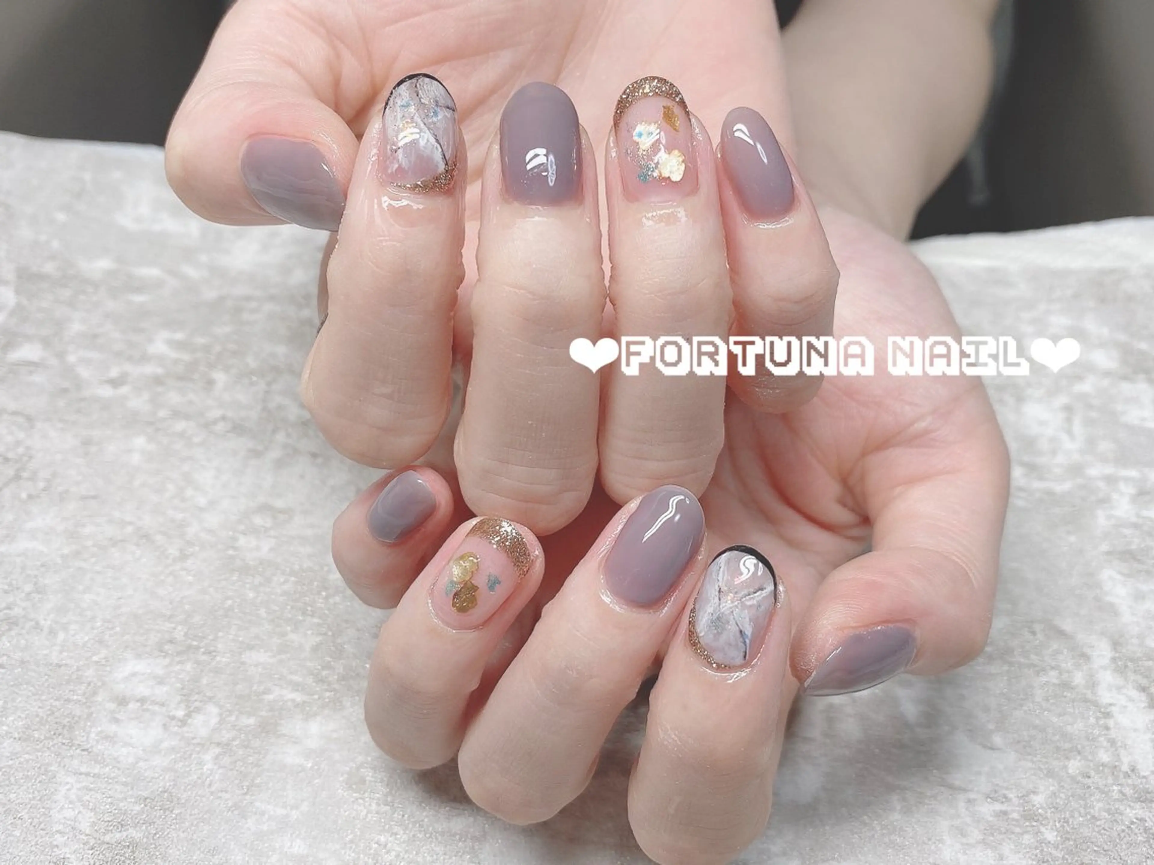 ネイル ハンドネイル ハンドケア Nail •Head スパFortunaのネイルデザイン