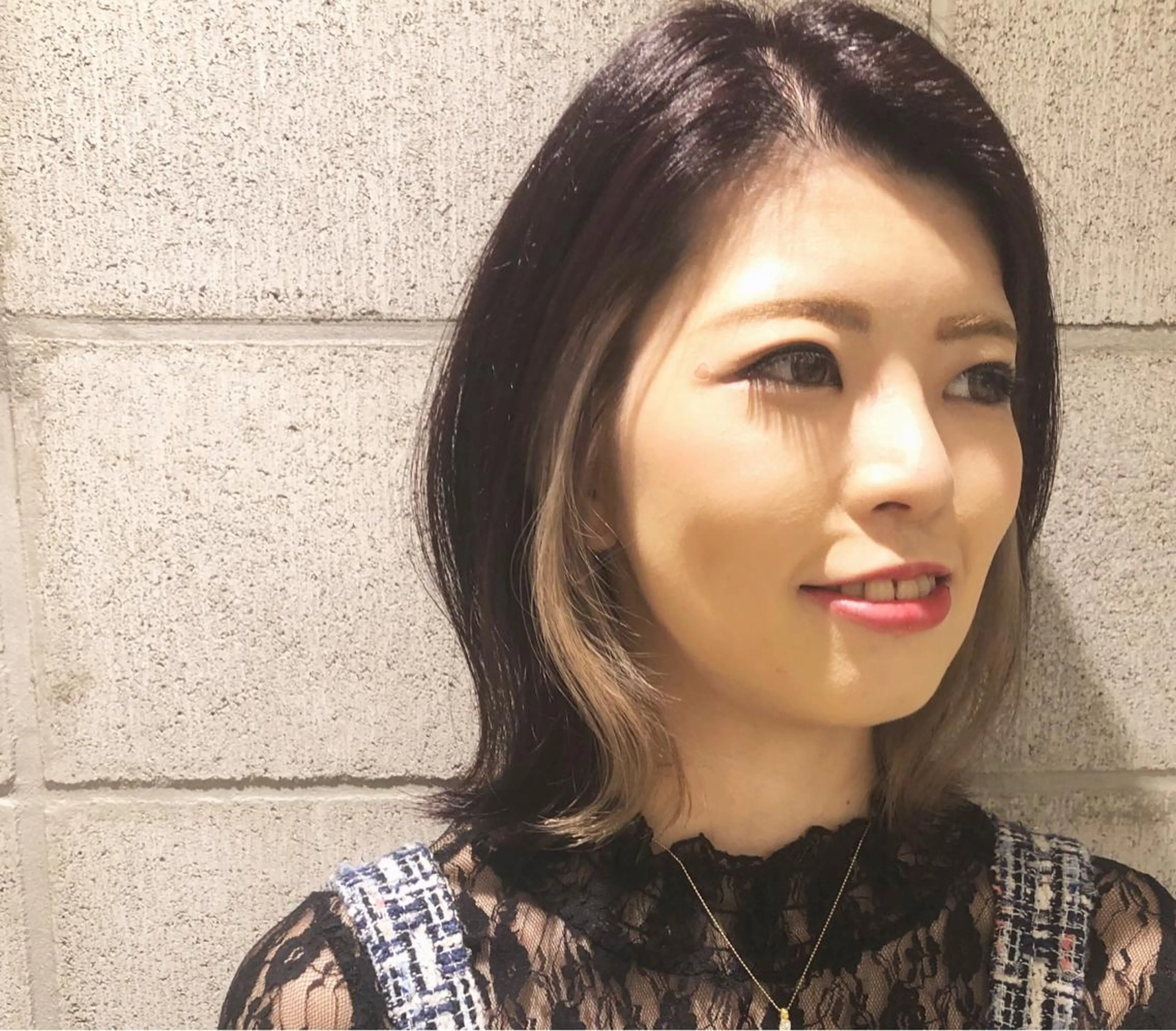 ミディアム カラー ブリーチ カット ヘアカラー トリートメント ボブ/ミニボブ/ 立河今日子のヘアスタイル