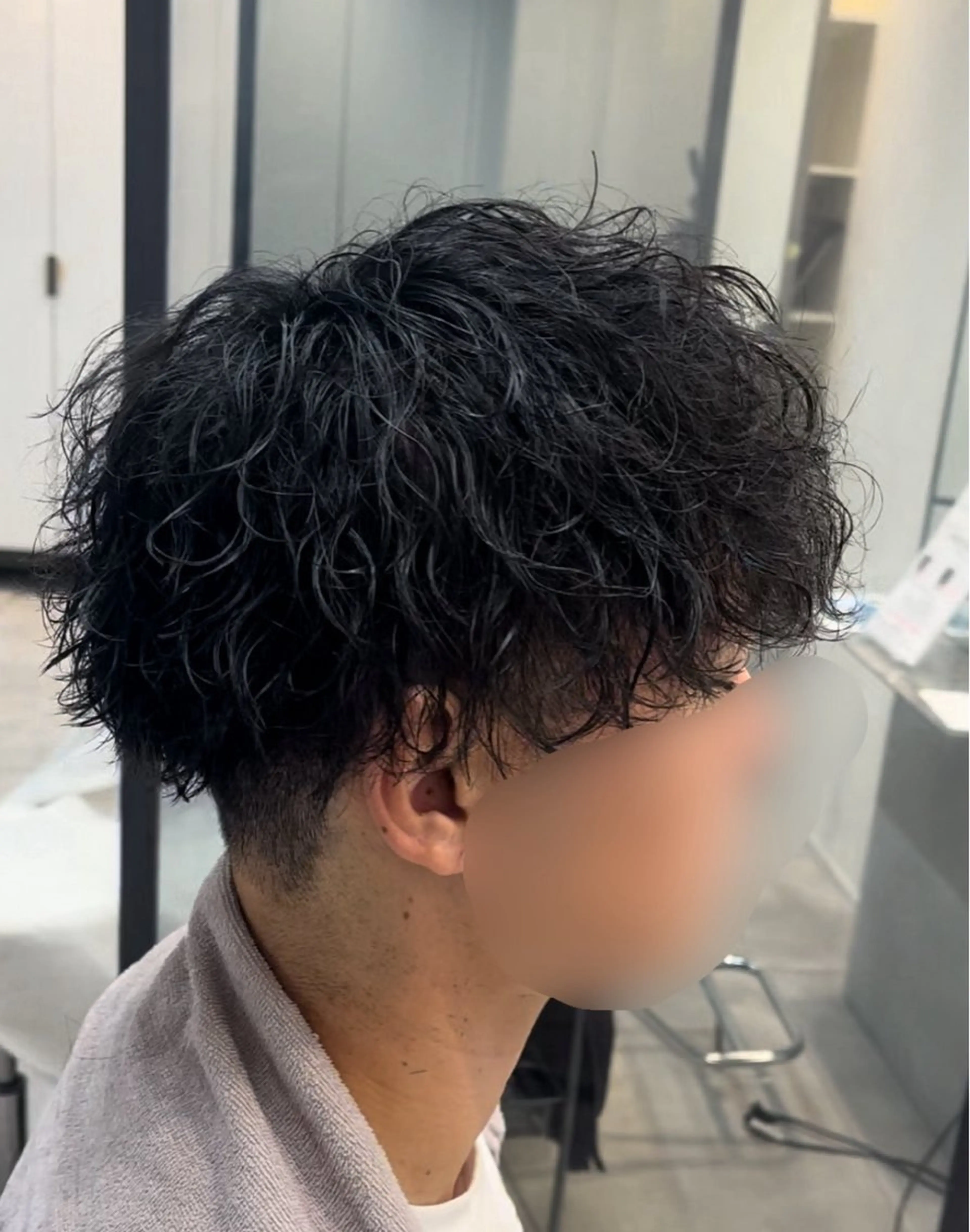 ショート パーマ、縮毛矯正特化 松本真那斗のヘアスタイル